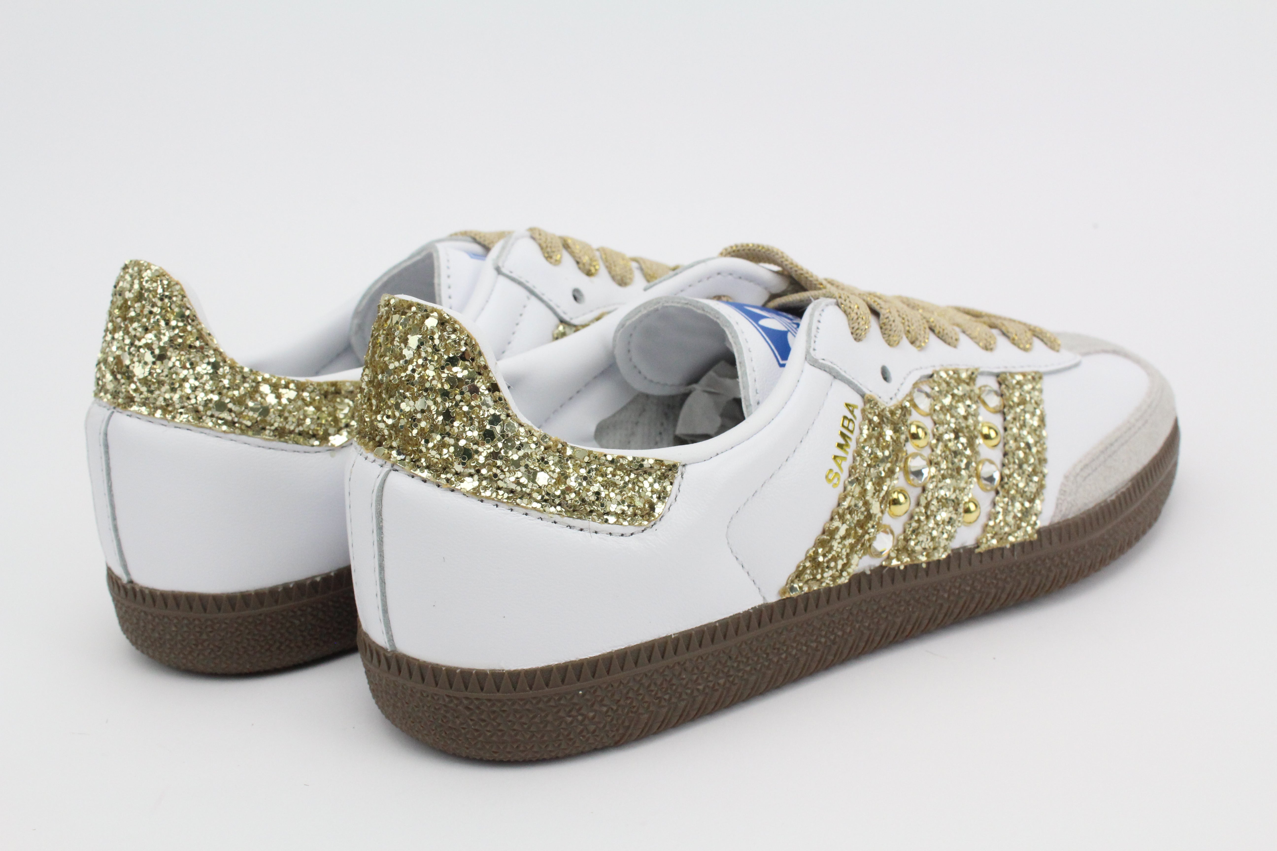 Adidas Original SAMBA Bande Glitter & Strass