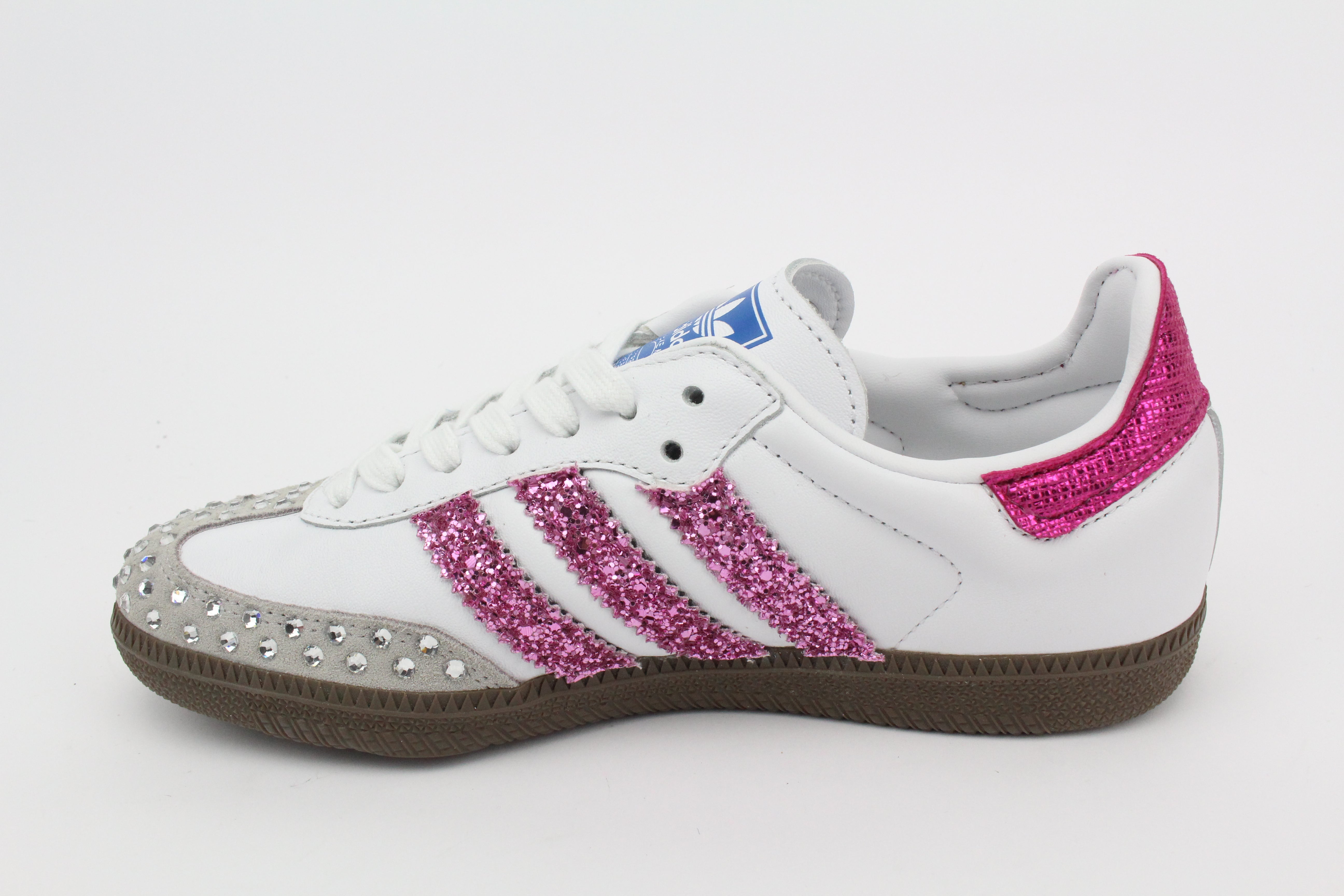 Adidas Original SAMBA Glitter & Strass Termo Fuxia