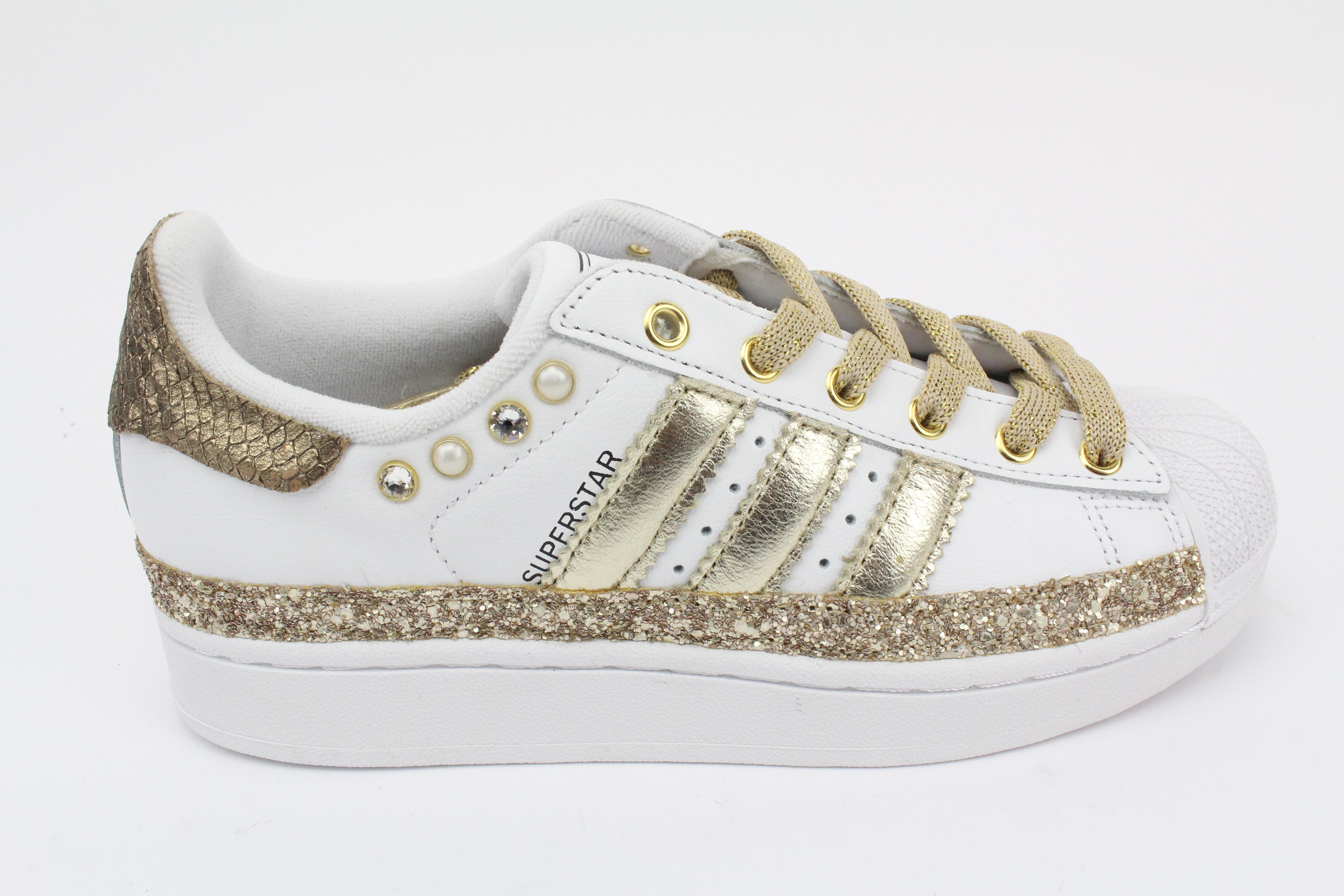 Adidas Superstar Pitone Bronzo & Perle