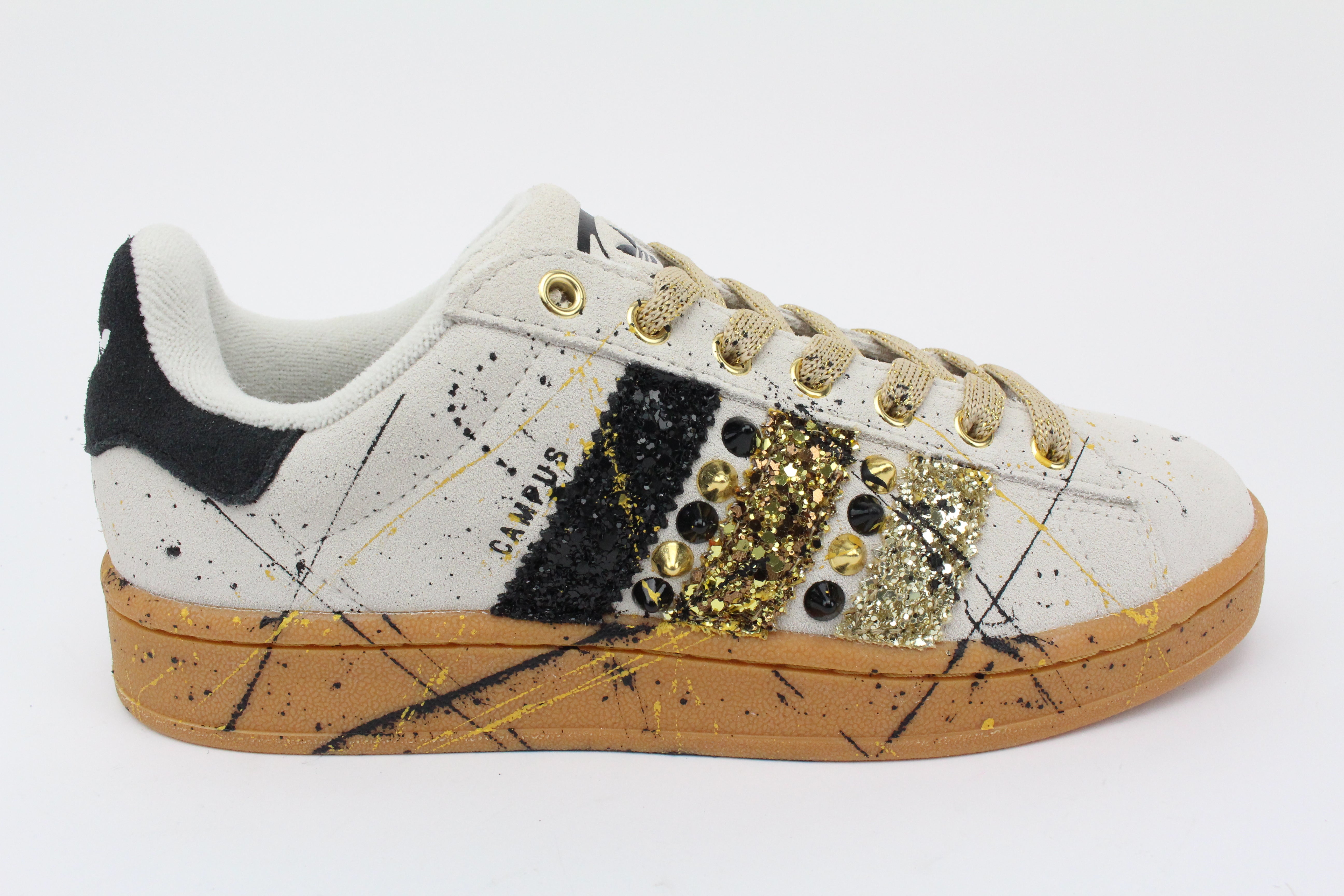 Adidas Campus Glitter Borchie & Vernice