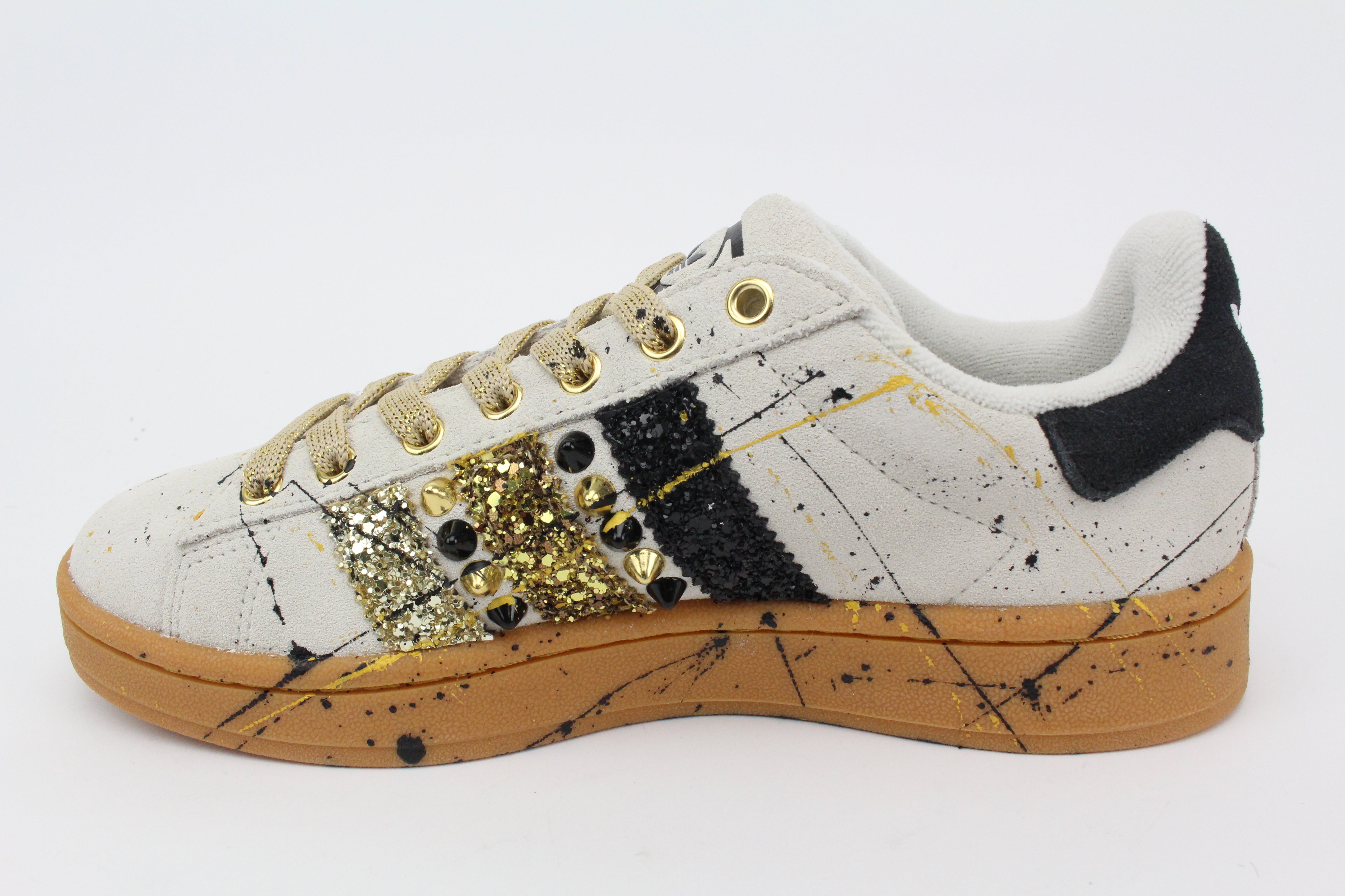 Adidas Campus Glitter Borchie & Vernice