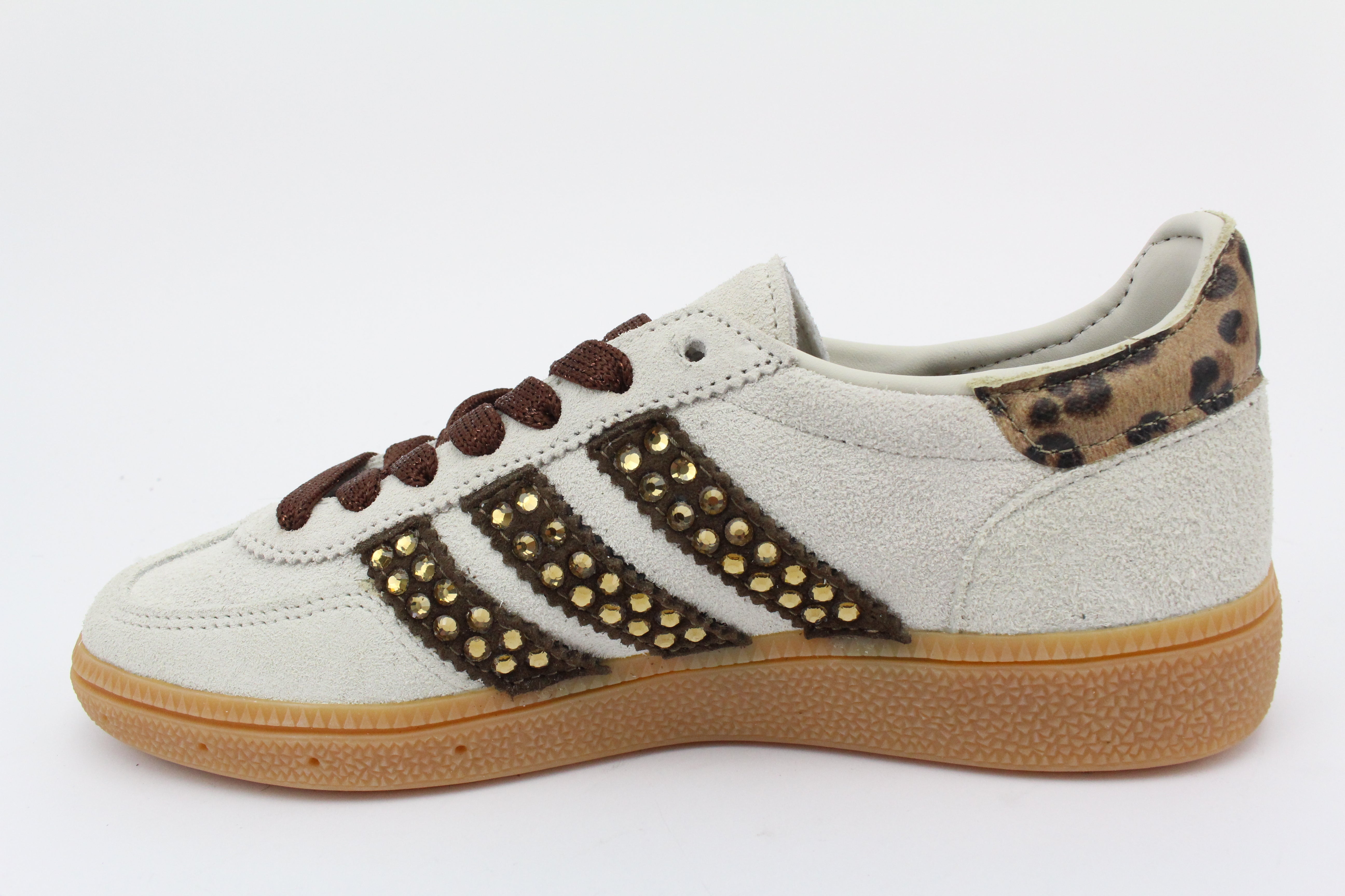 Adidas Original SPEZIAL ALUMIN/CBLACK Bande Strass Termo Brown