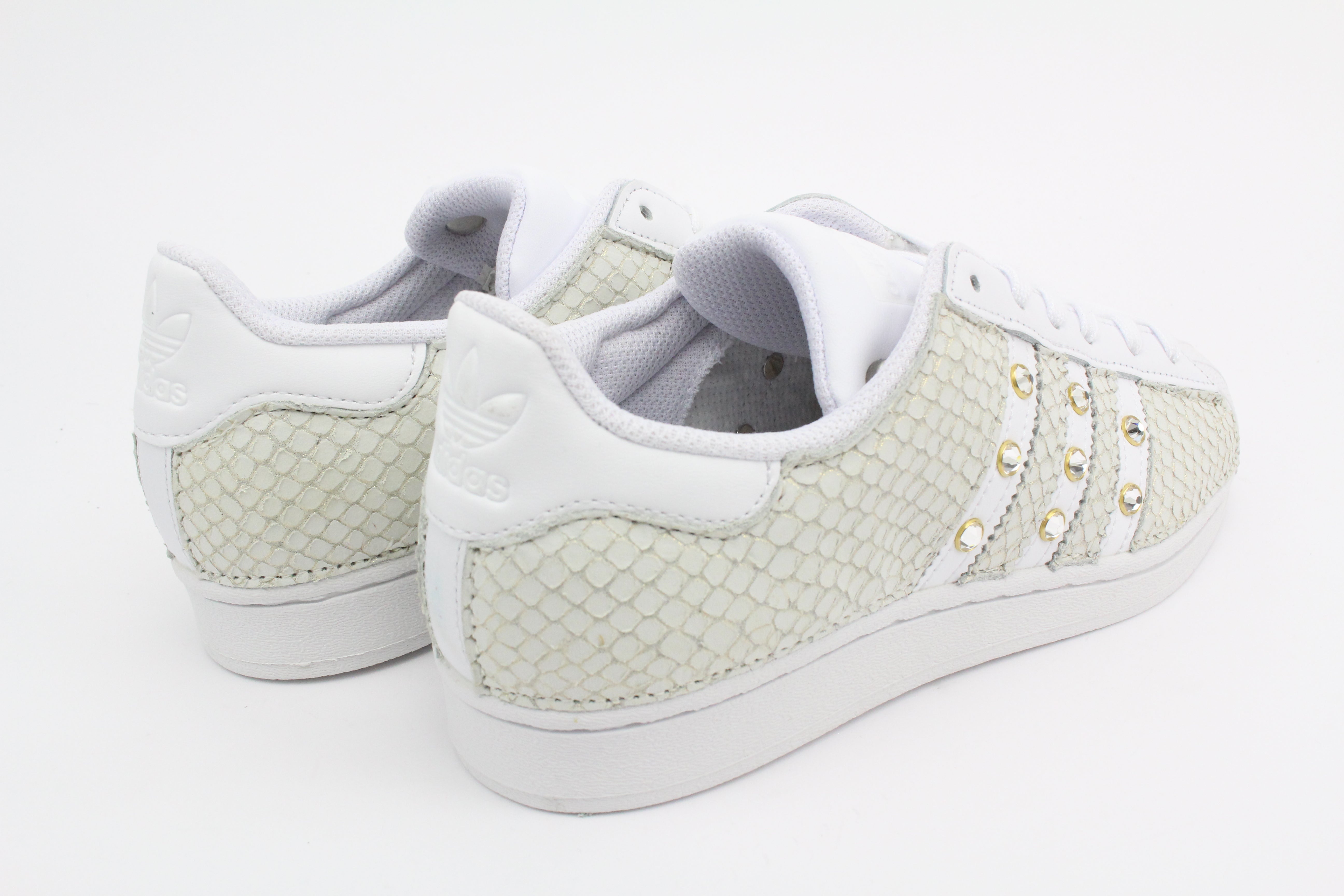 Adidas Superstar Total Pitone White & Strass