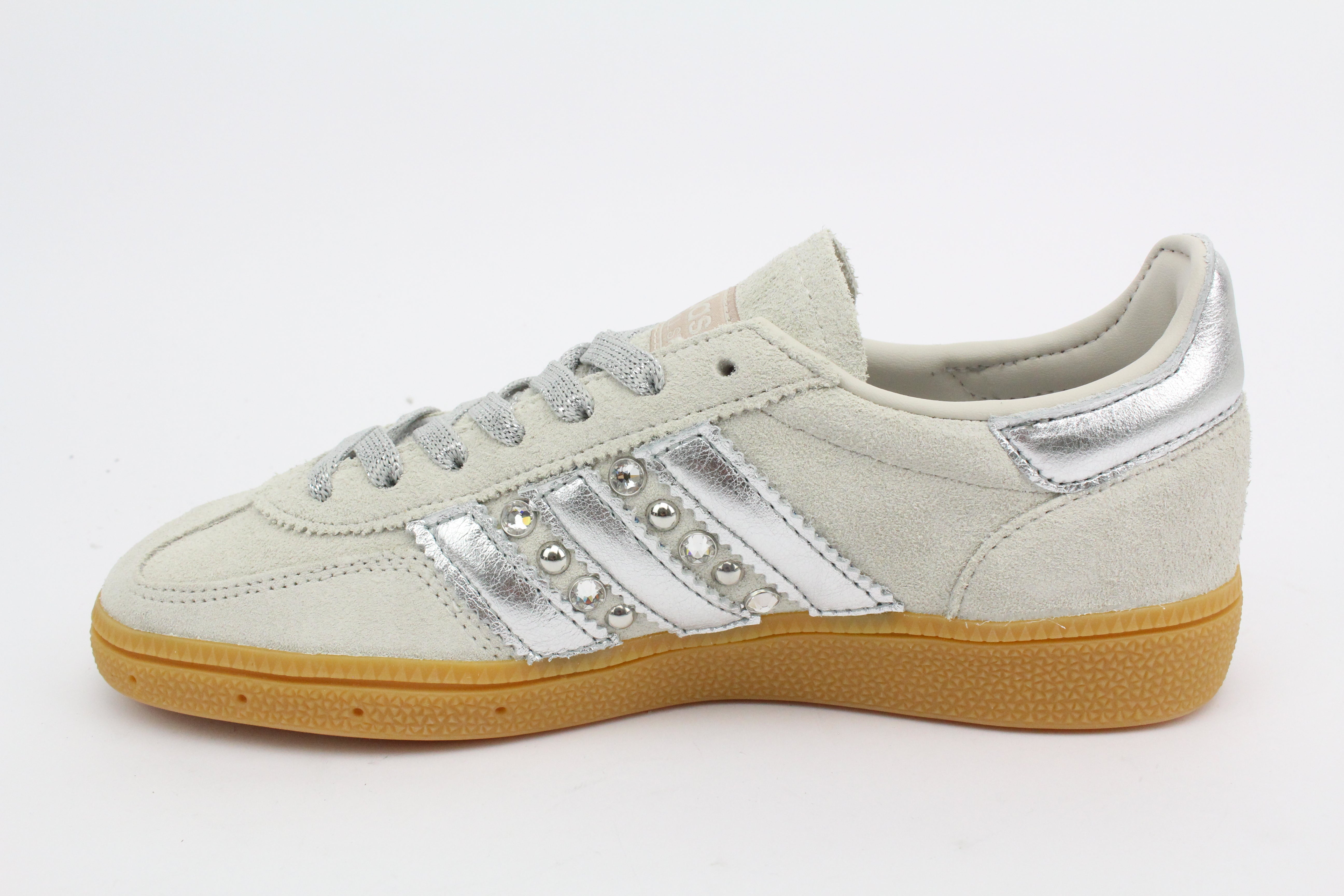 Adidas Original SPEZIAL ORBGRY/WONQUA Laminato Borchie & Strass