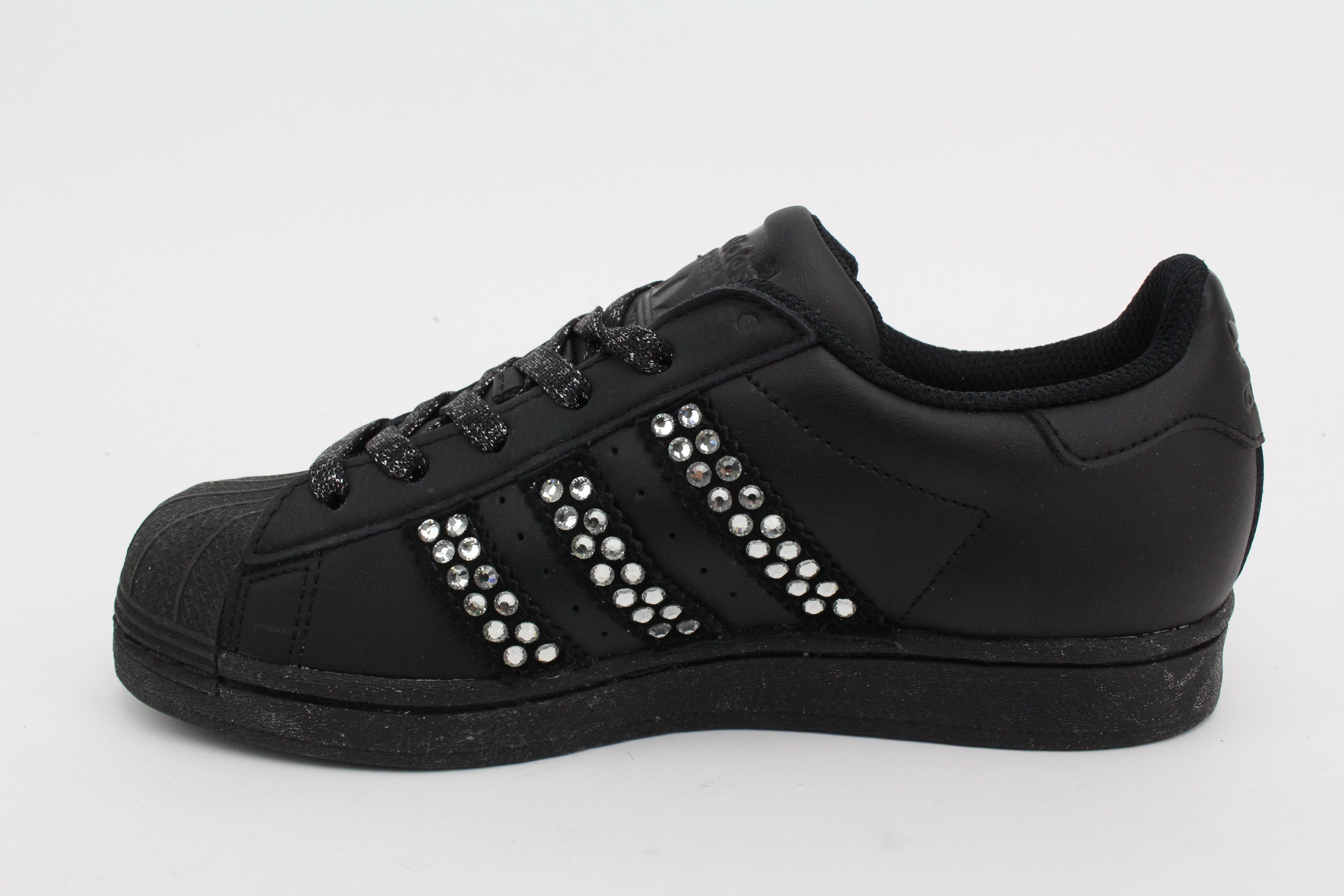 Adidas Superstar Black Strass Termo