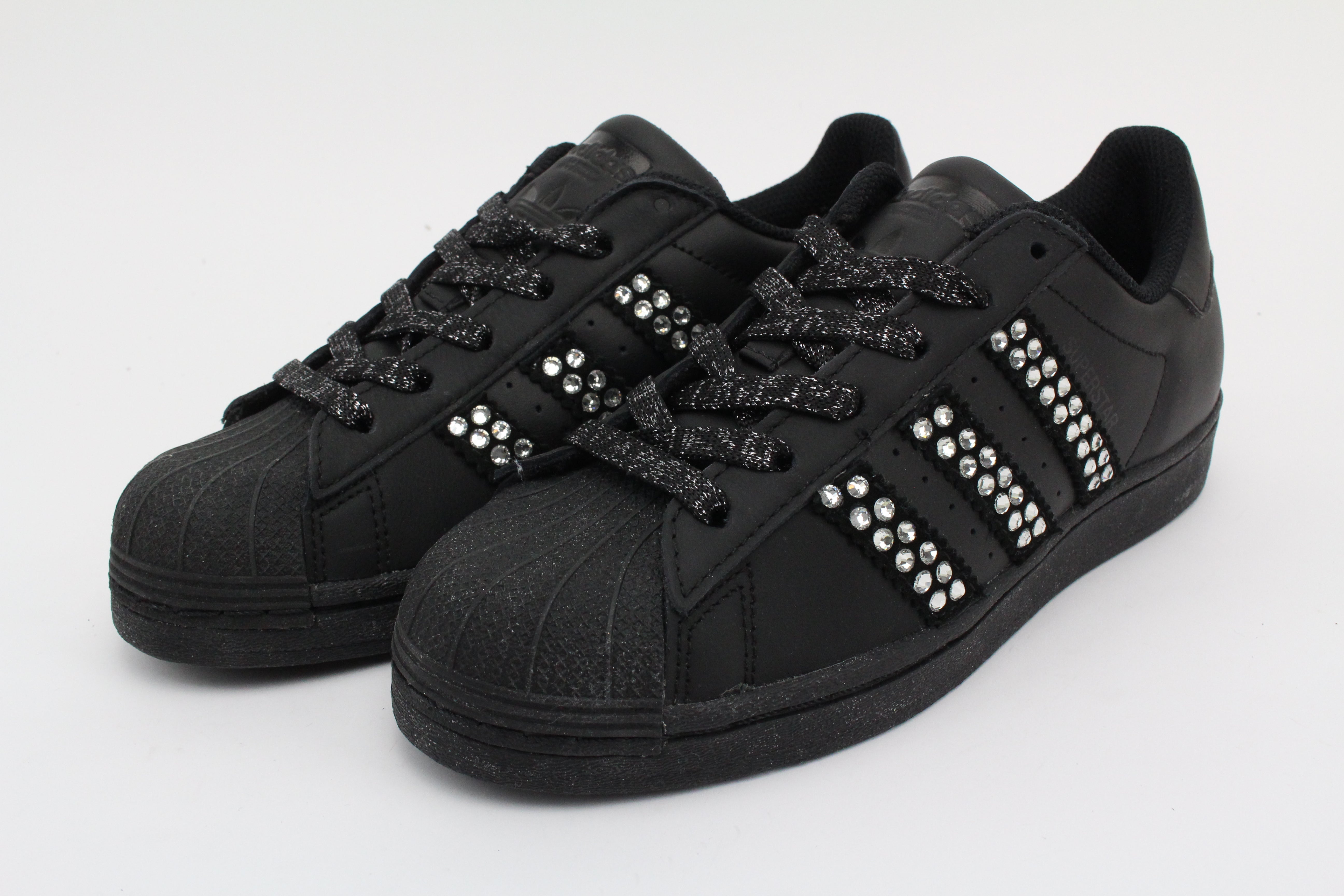 Adidas Superstar Black Strass Termo