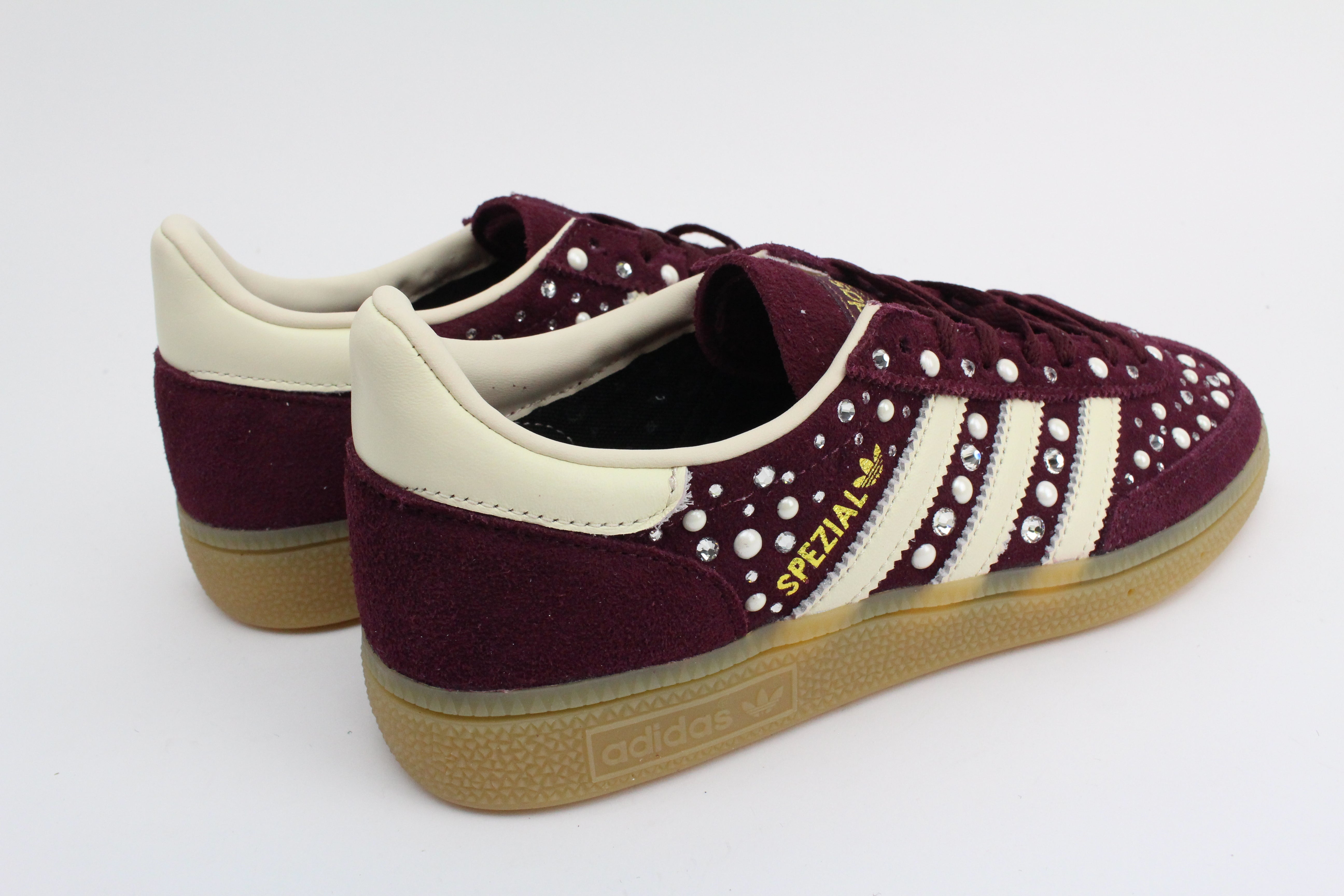 Adidas Original SPEZIAL MAROON/CREWHT Total Strass Termo e Perle