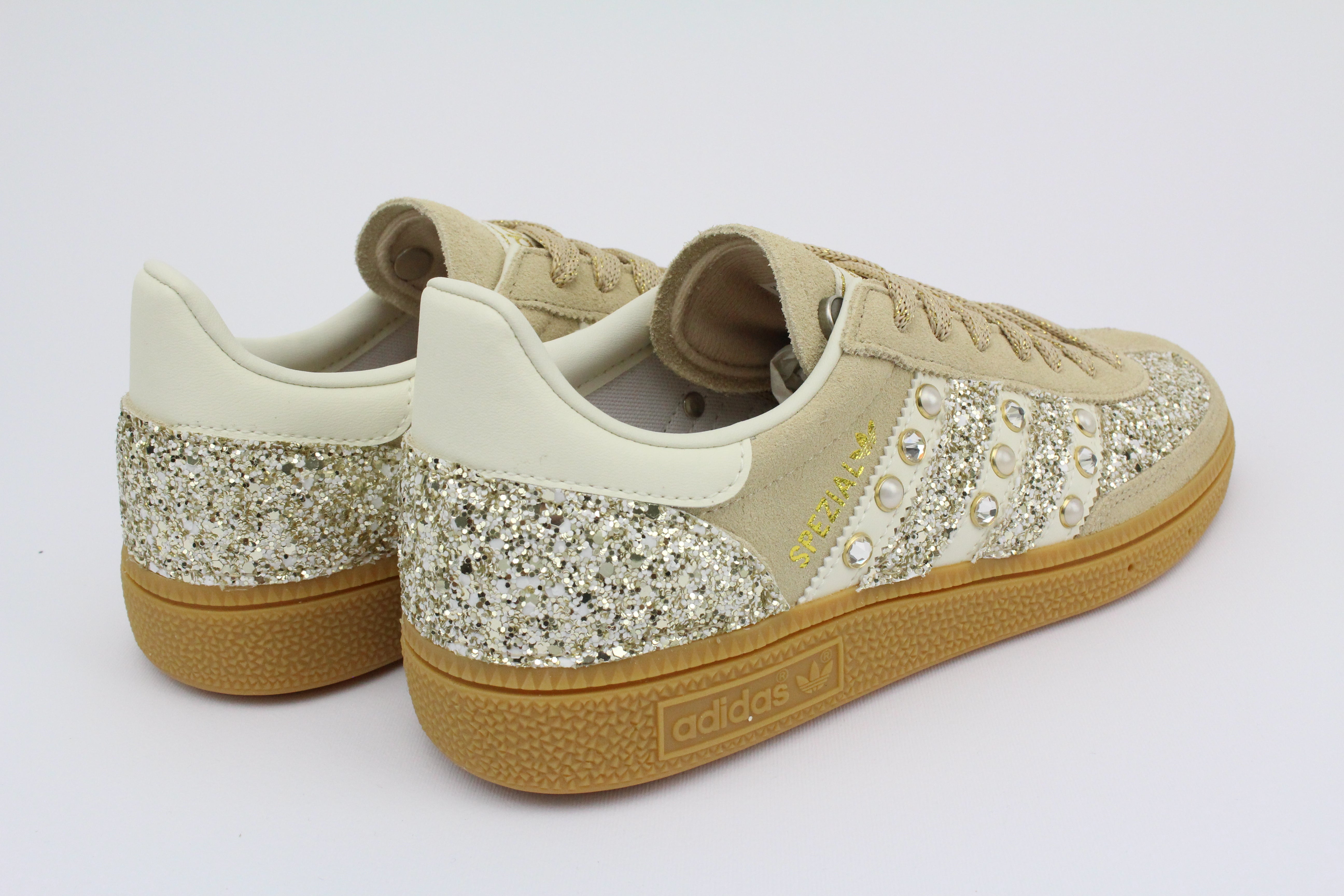Adidas Original SPEZIAL MAGBEI/OWHITE Glitter Champagne & Perle