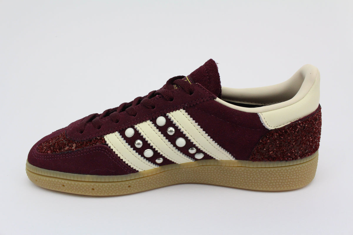 Adidas Original SPEZIAL MAROON/CREWHT glitter bordeaux perle & borchie