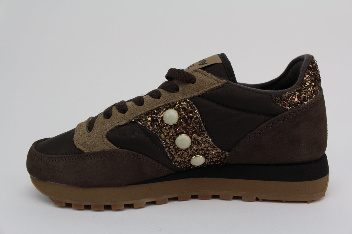 Saucony Jazz brown glitter e perle