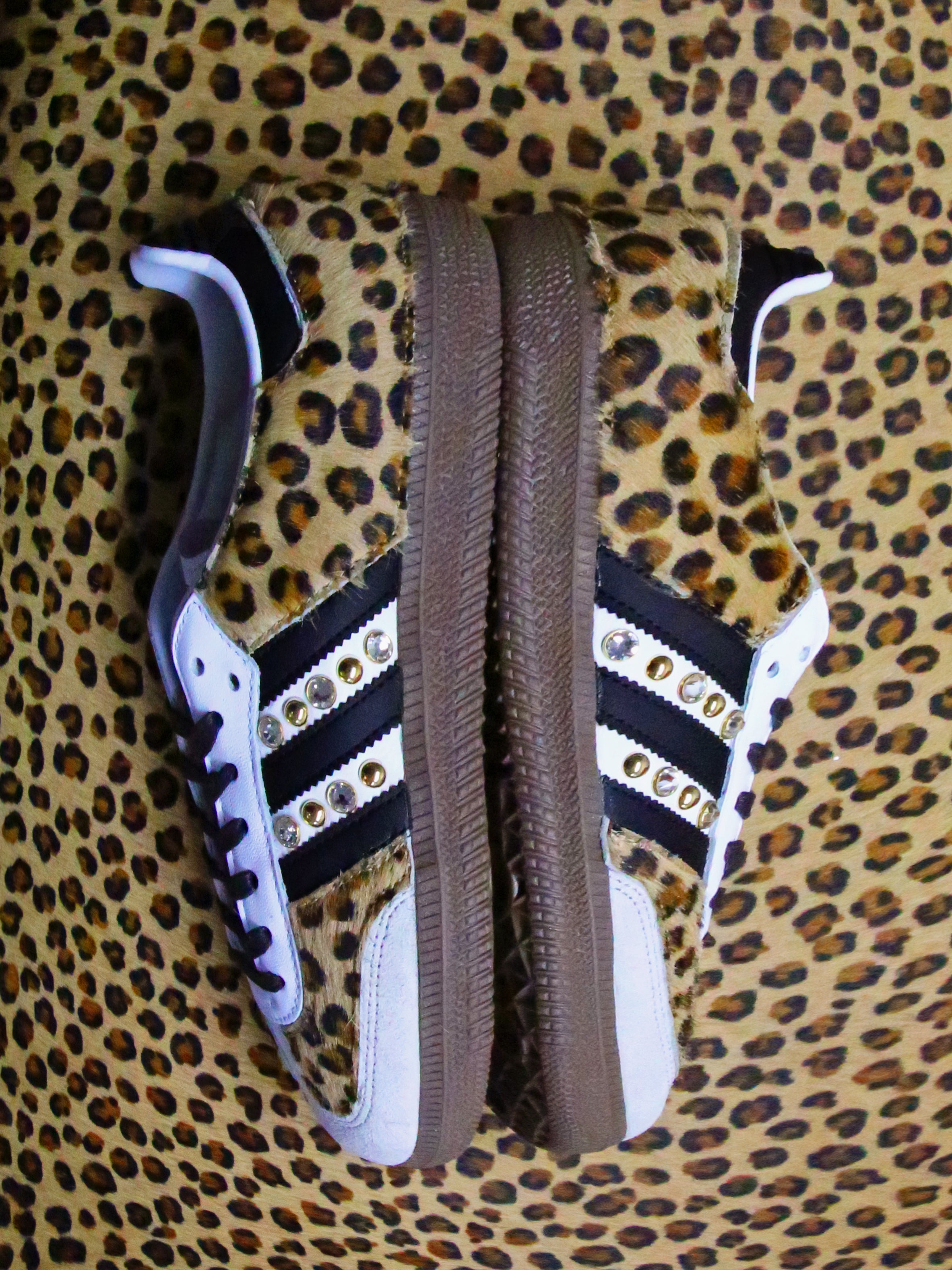 Adidas Original SAMBA Total Maculate & Strass Oro