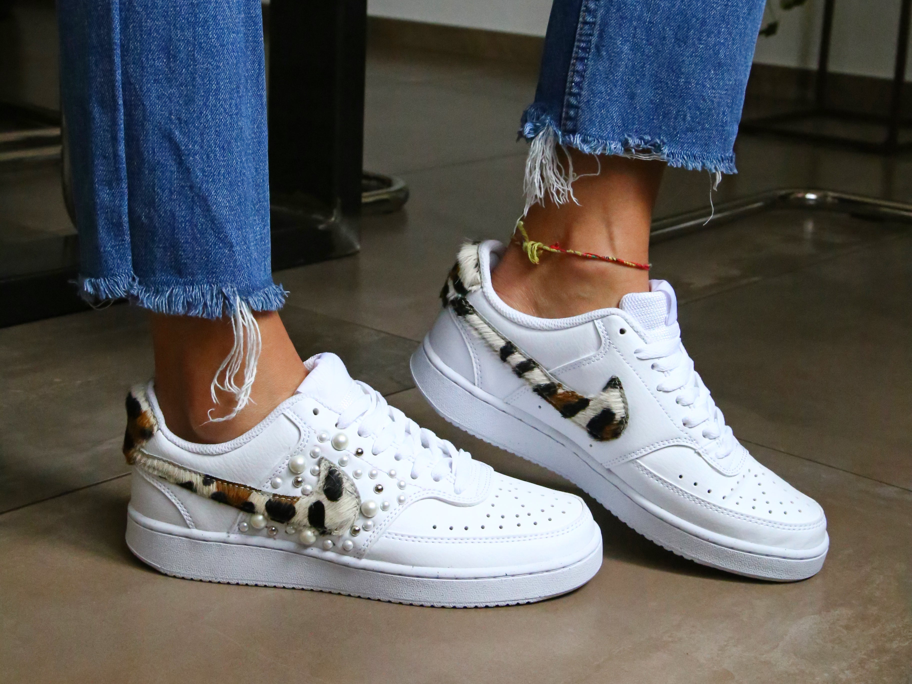 Nike Court Vision Low Perle & Mucca