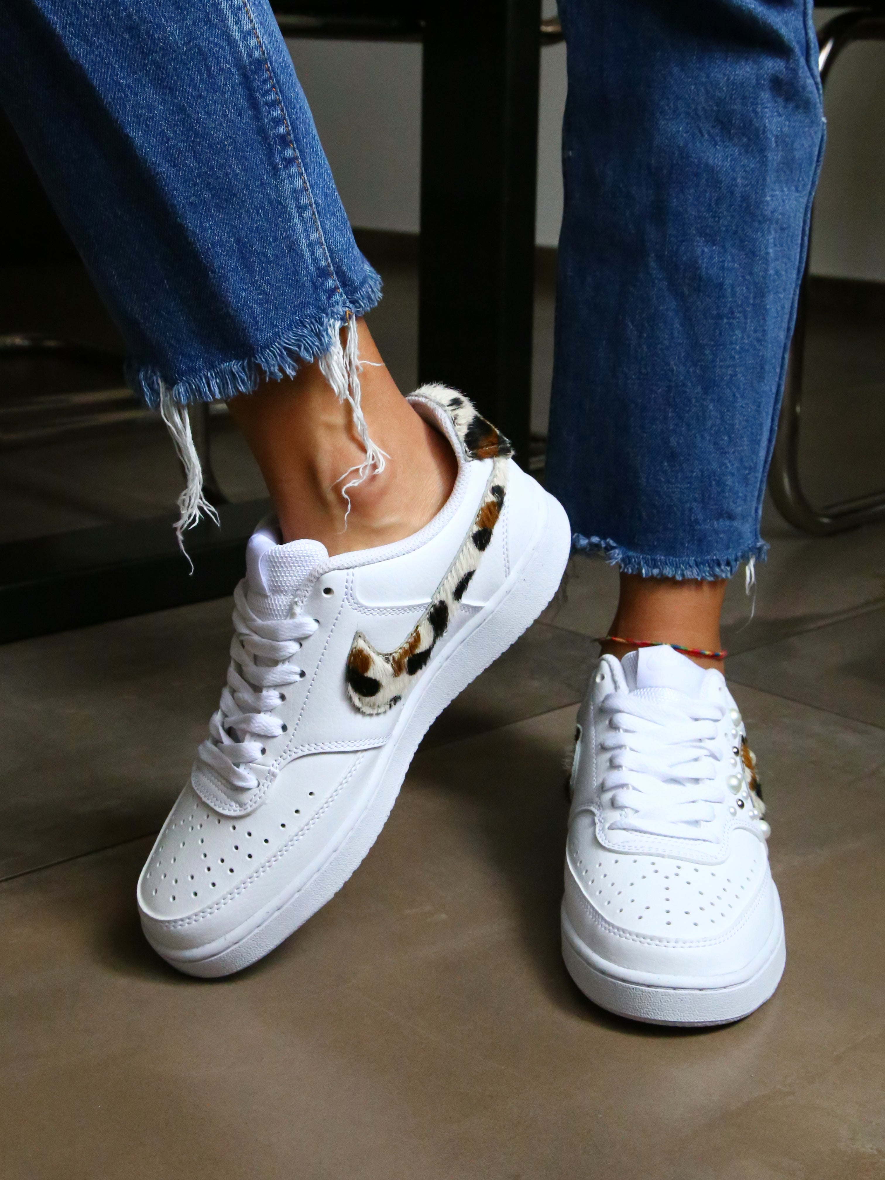 Nike Court Vision Low Perle & Mucca