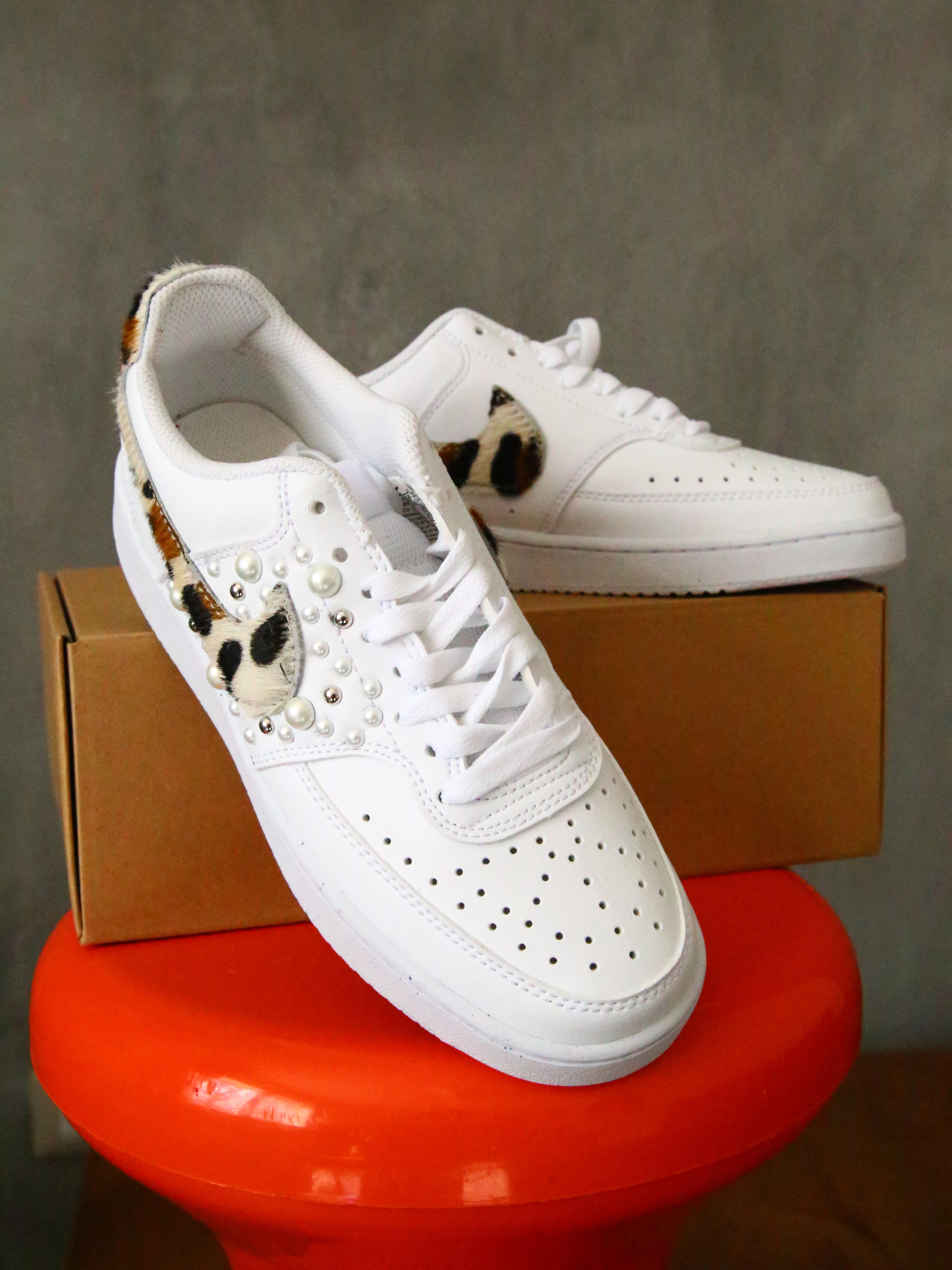 Nike Court Vision Low Perle & Mucca