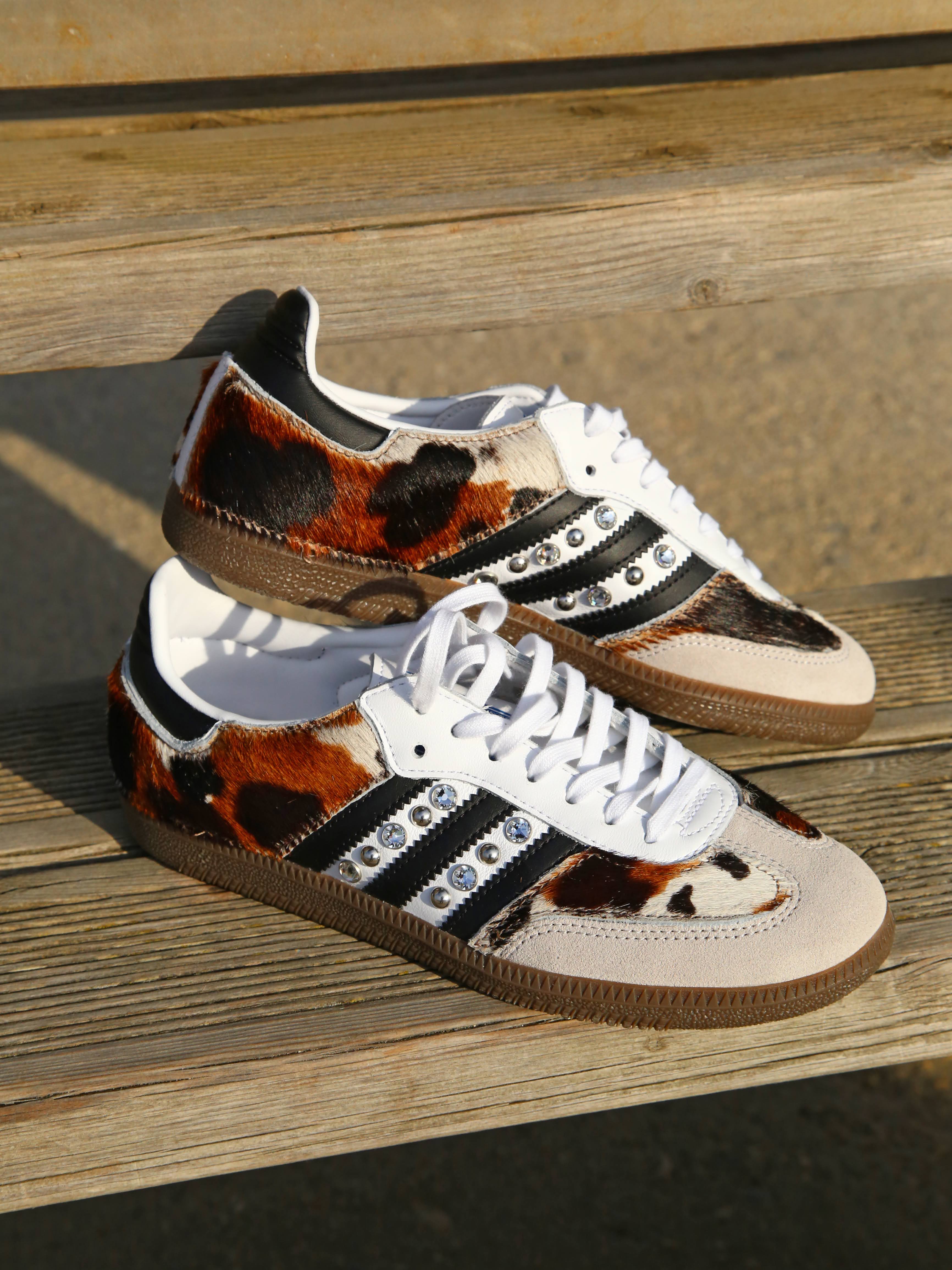 Adidas Original SAMBA Total Mucca & Strass Argento