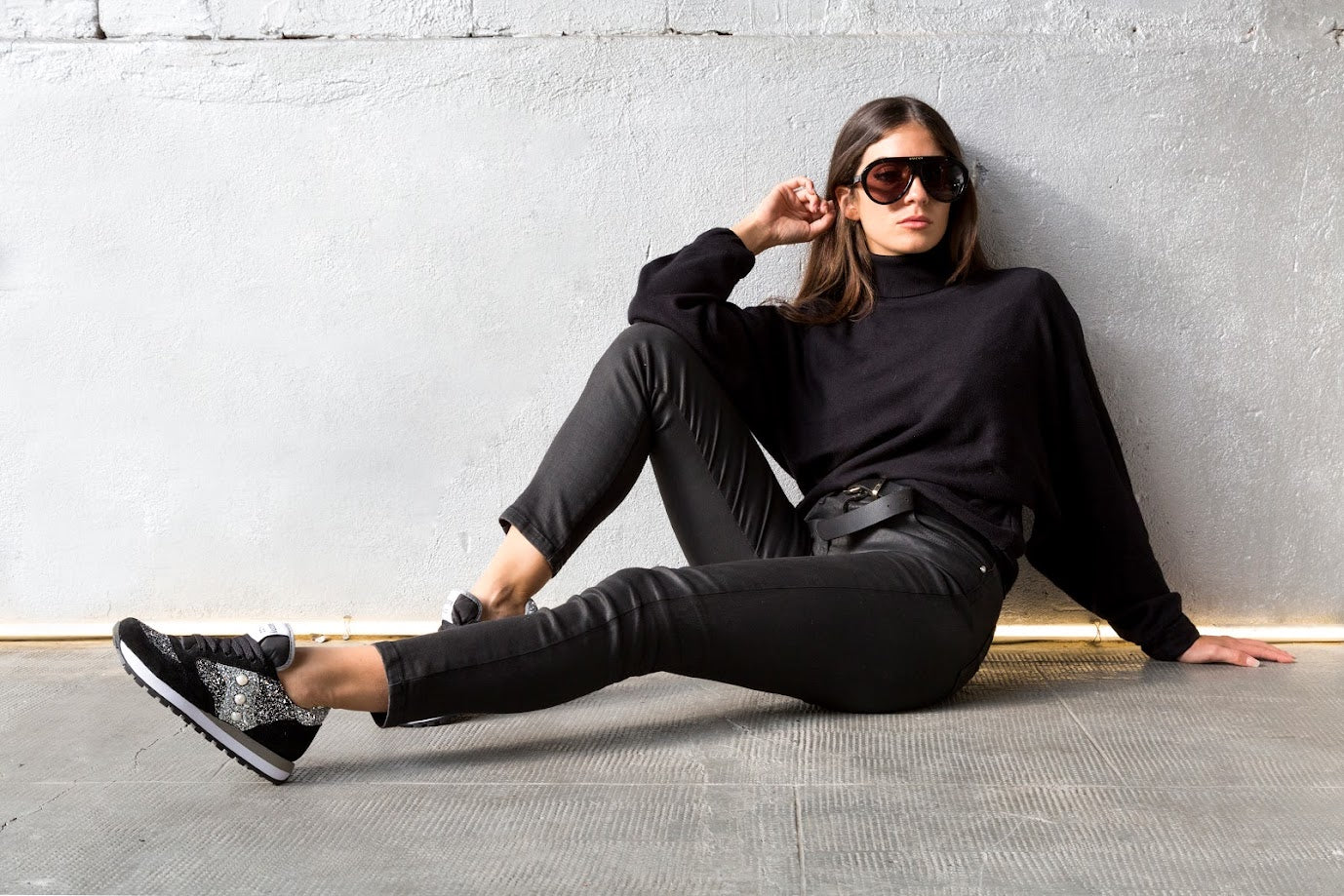 Saucony Jazz Black Total Glitter