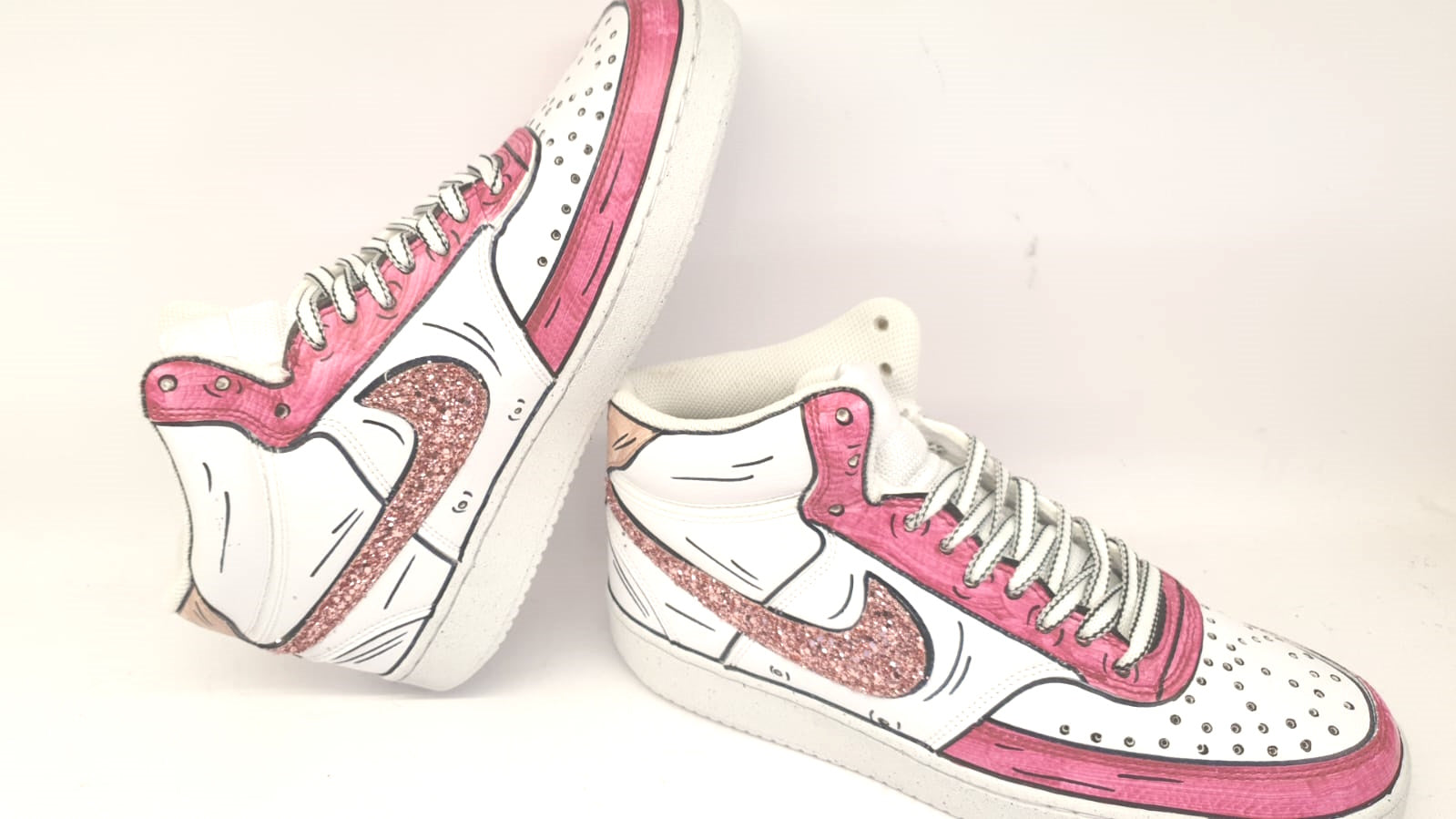 Nike Court Vision MID Cartoon & Glitter