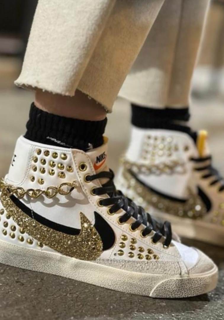 Nike Blazer Glitter Catena & Borchie ORO