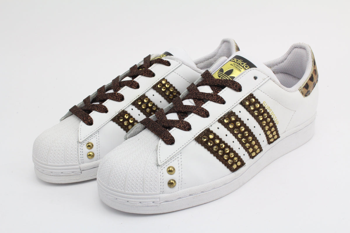 Adidas Superstar Strass Avorio & Vernice