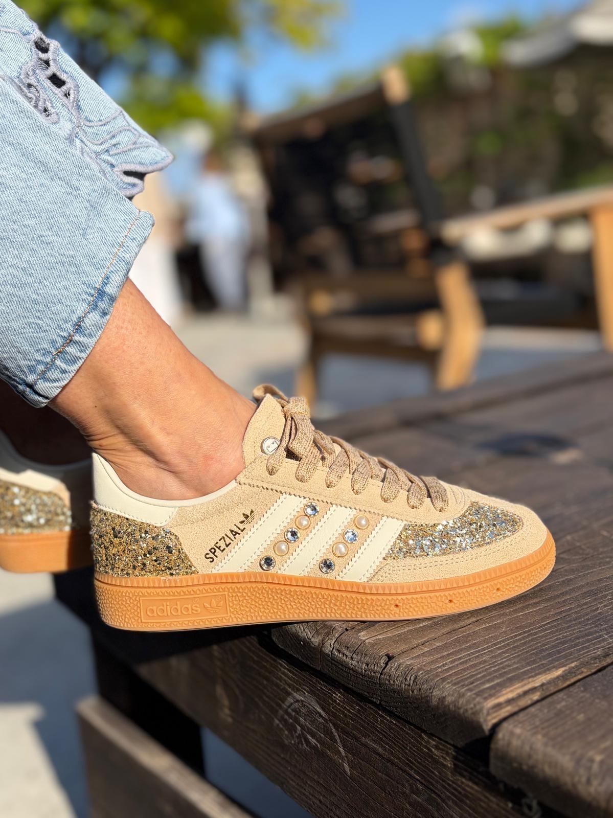 Adidas Original SPEZIAL MAGBEI/OWHITE Glitter & Perle