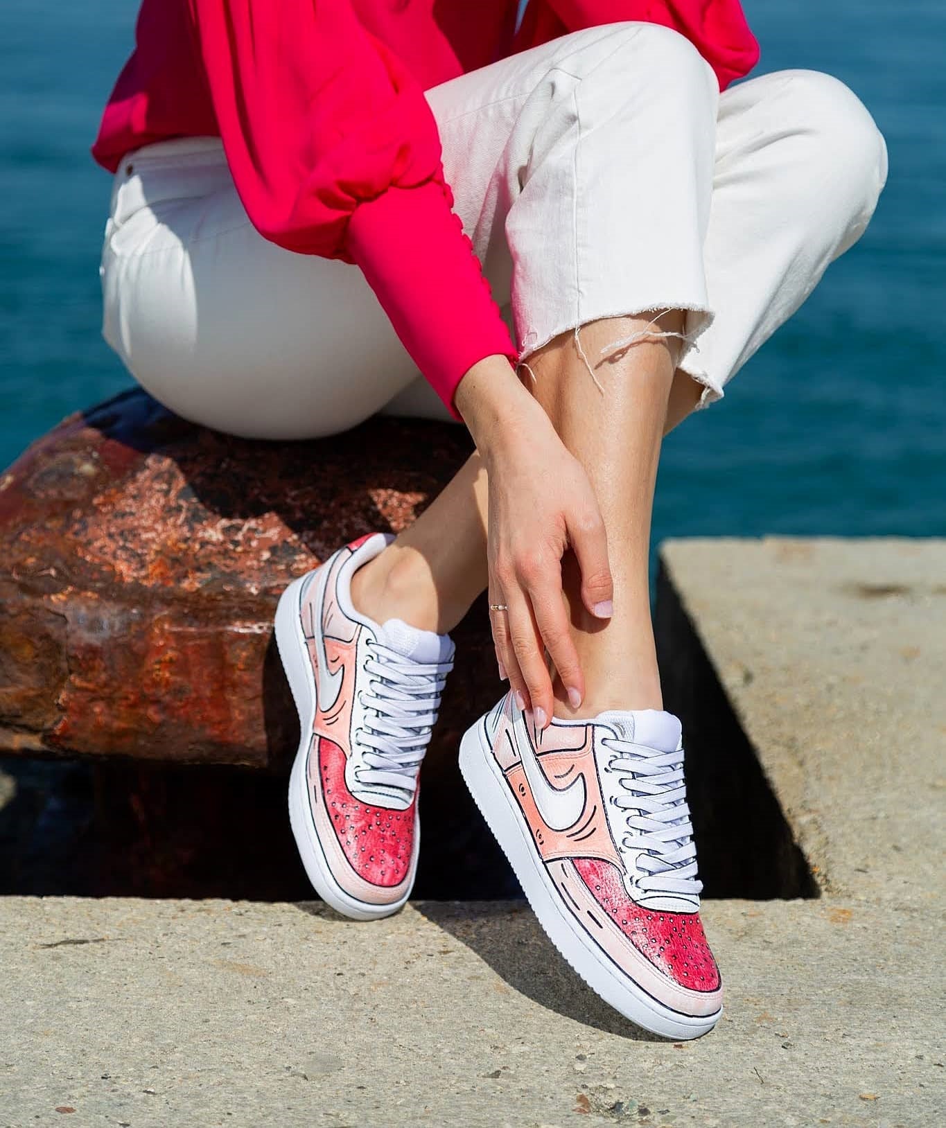 Nike Court Vision Low Cartoon