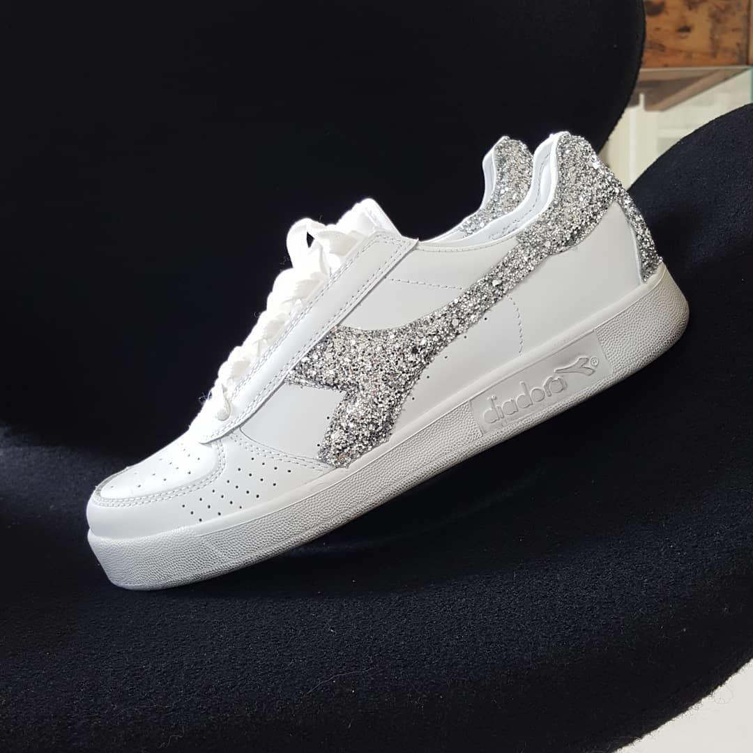 Diadora B.Elite Silver Glitter