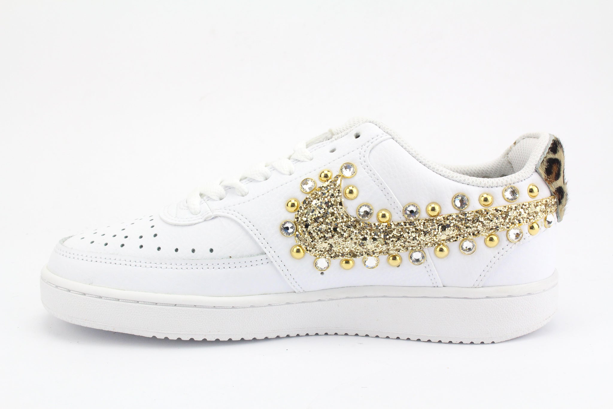 Nike Court Vision Low Maculate Gold Glitter & Strass