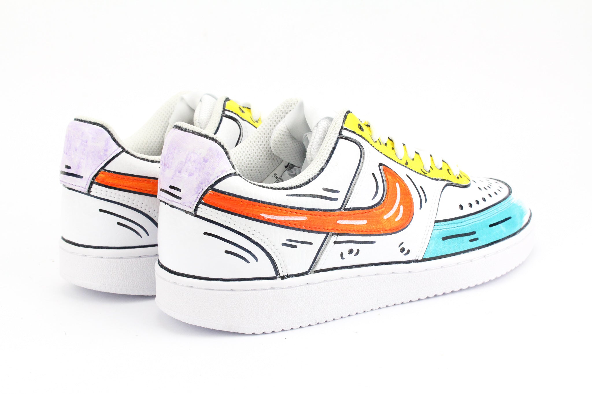 Nike Court Vision Low Cartoon