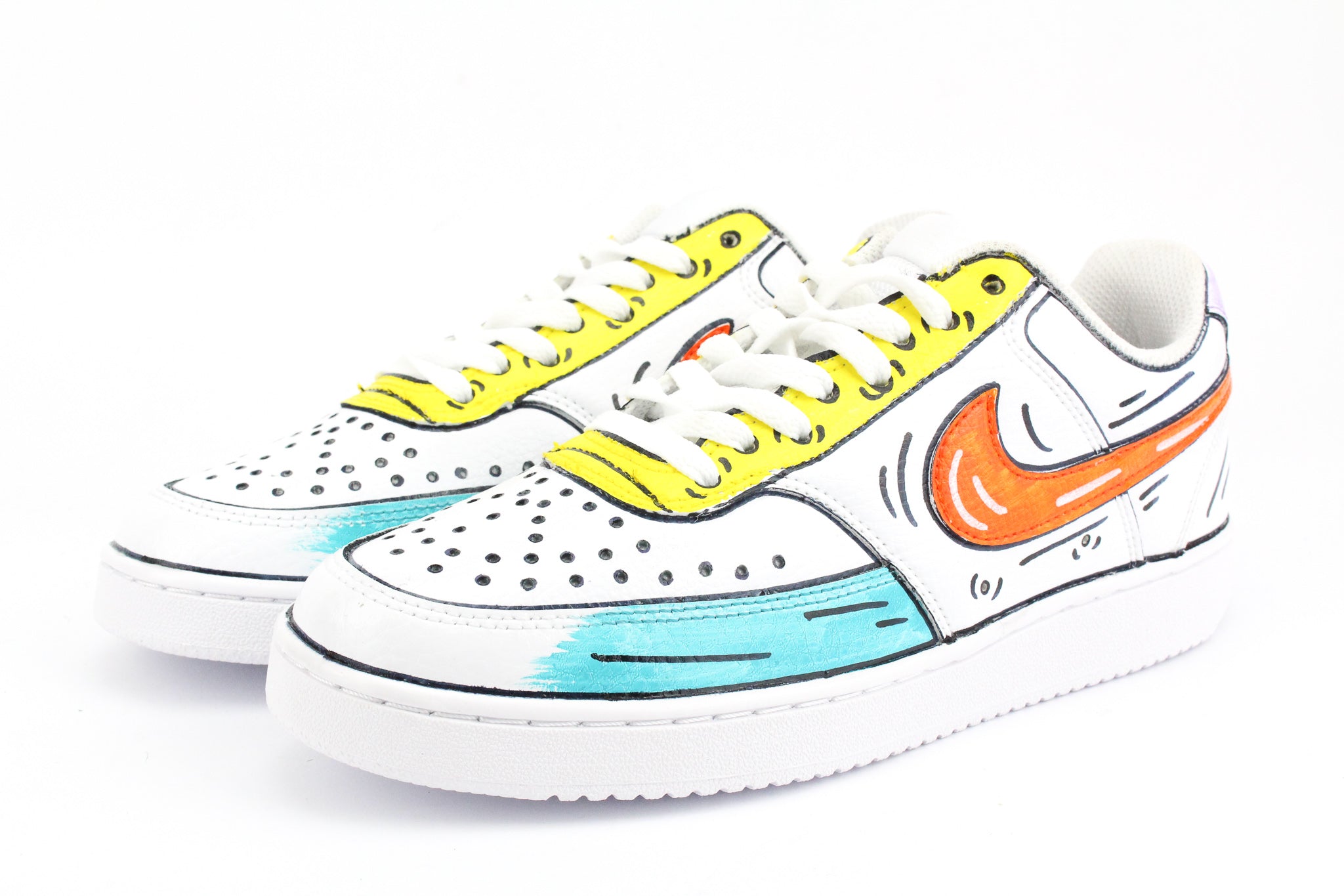Nike Court Vision Low Cartoon