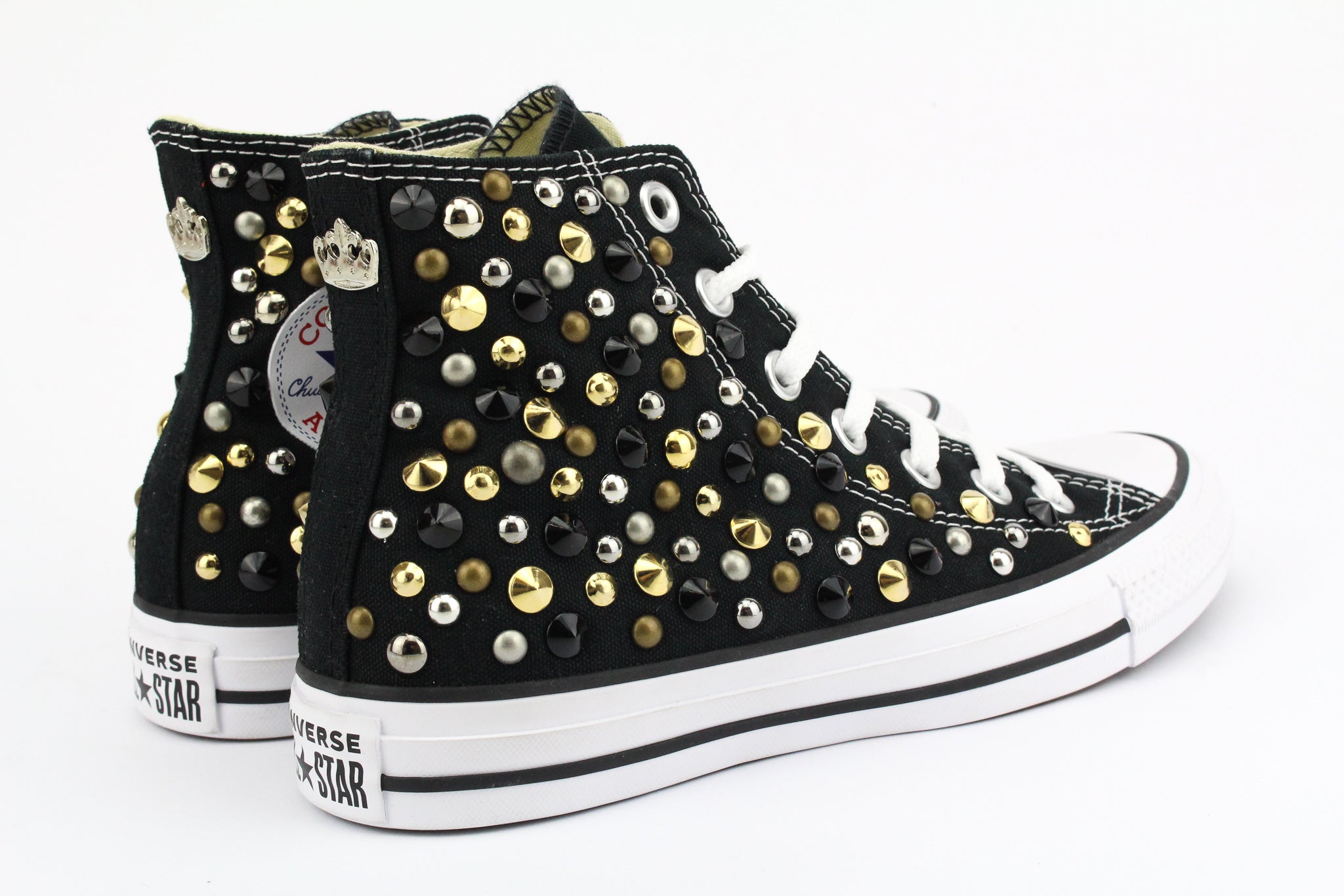 Converse All Star Black Total Borchie Mix