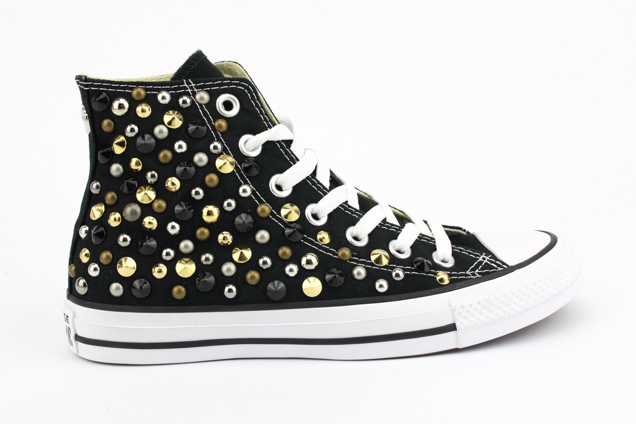 Converse All Star Black Total Borchie Mix