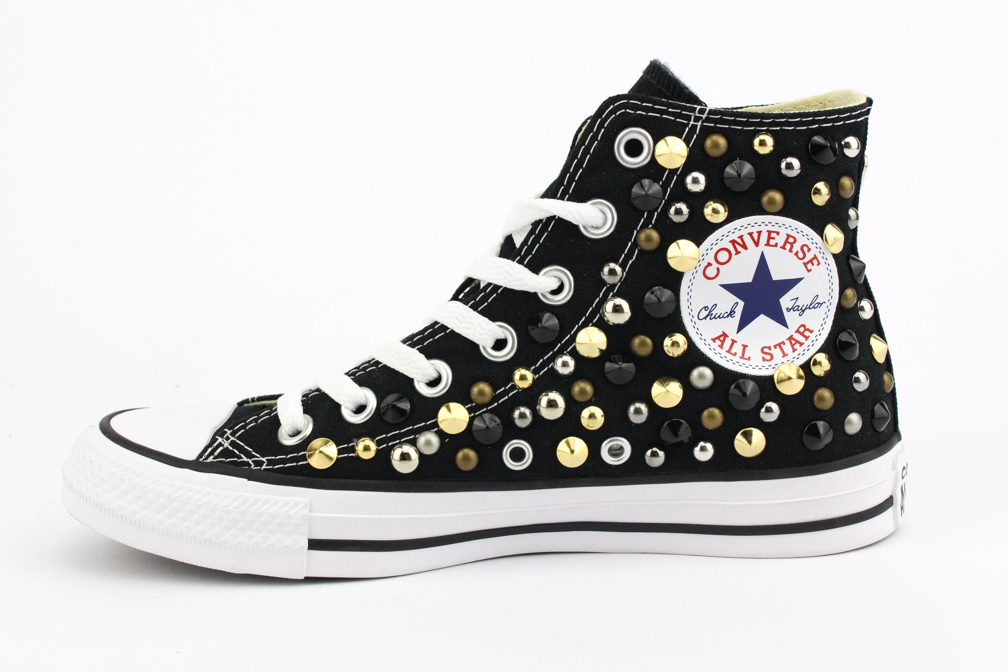 Converse All Star Black Total Borchie Mix