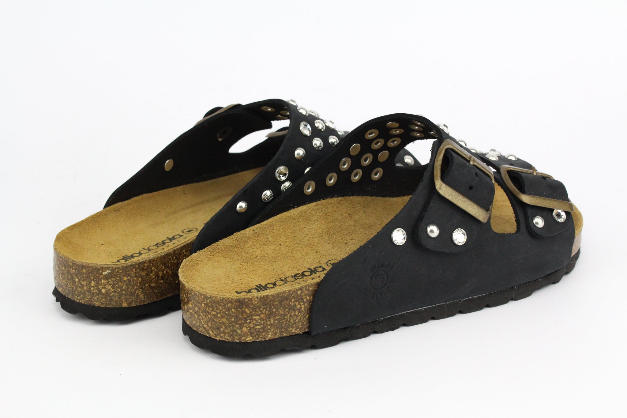 Sandali Black Strass & Borchie