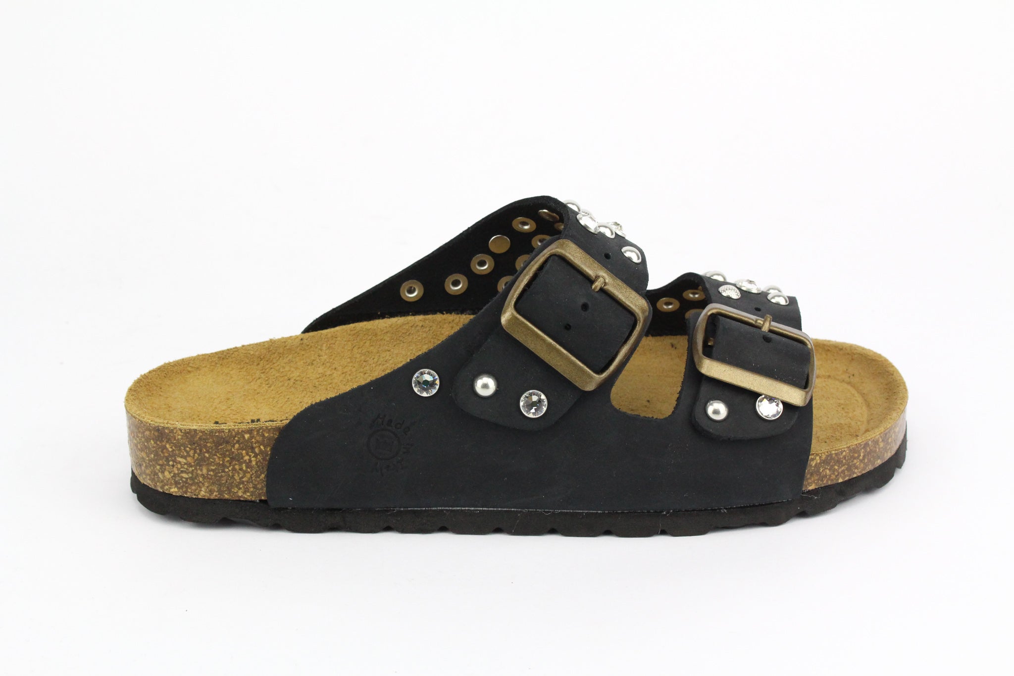 Sandali Black Strass & Borchie