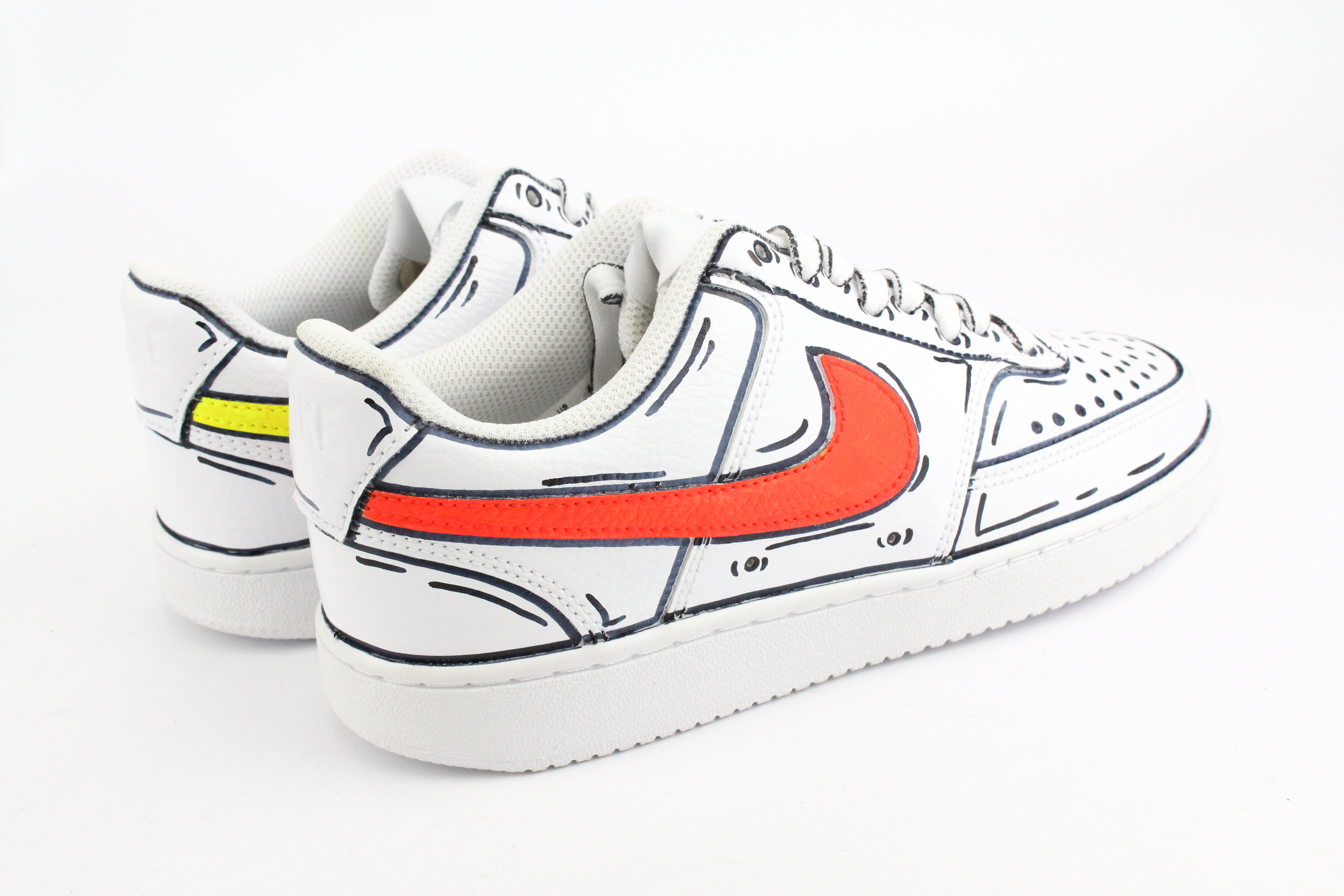 Nike Court Vision Low Cartoon