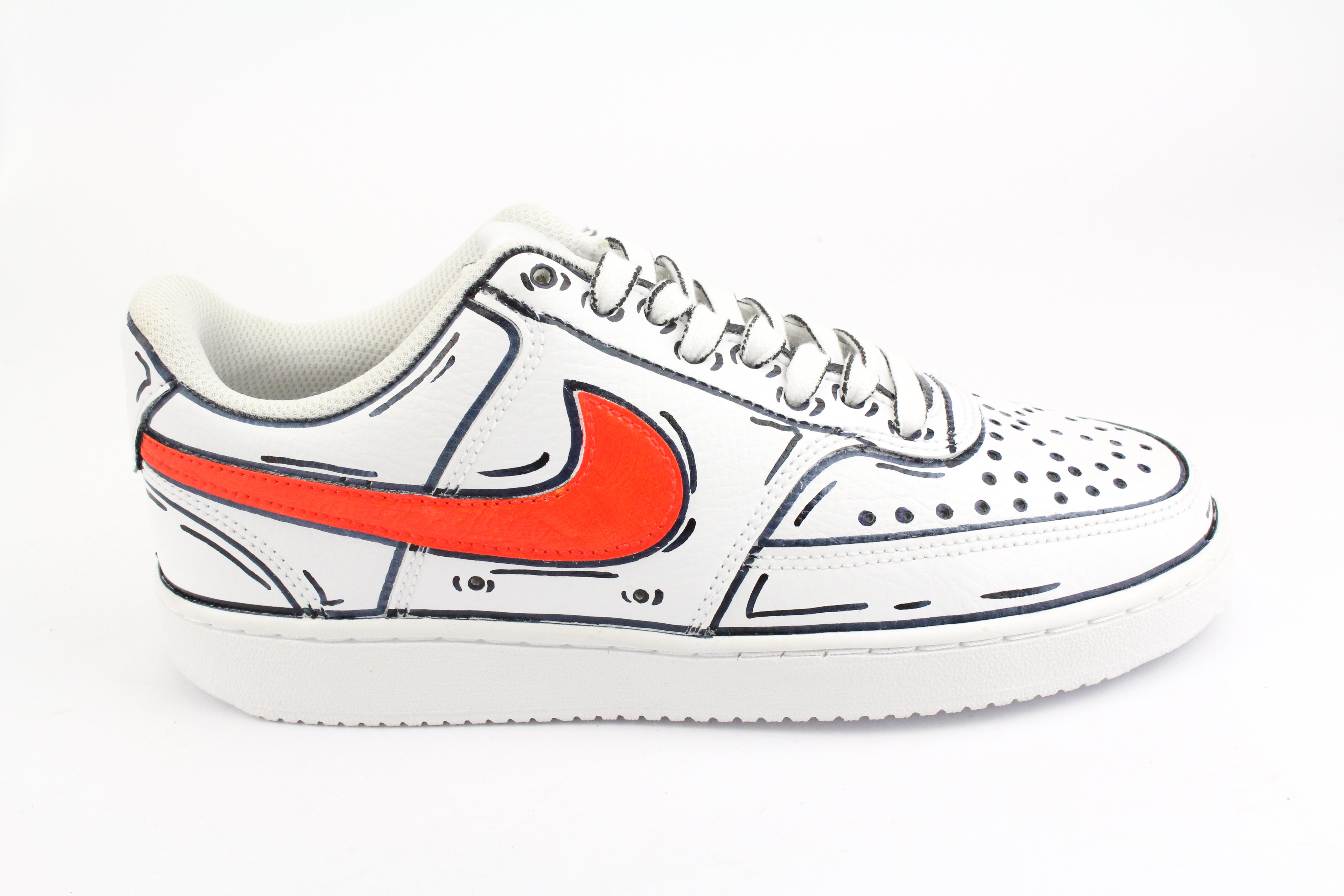 Nike Court Vision Low Cartoon