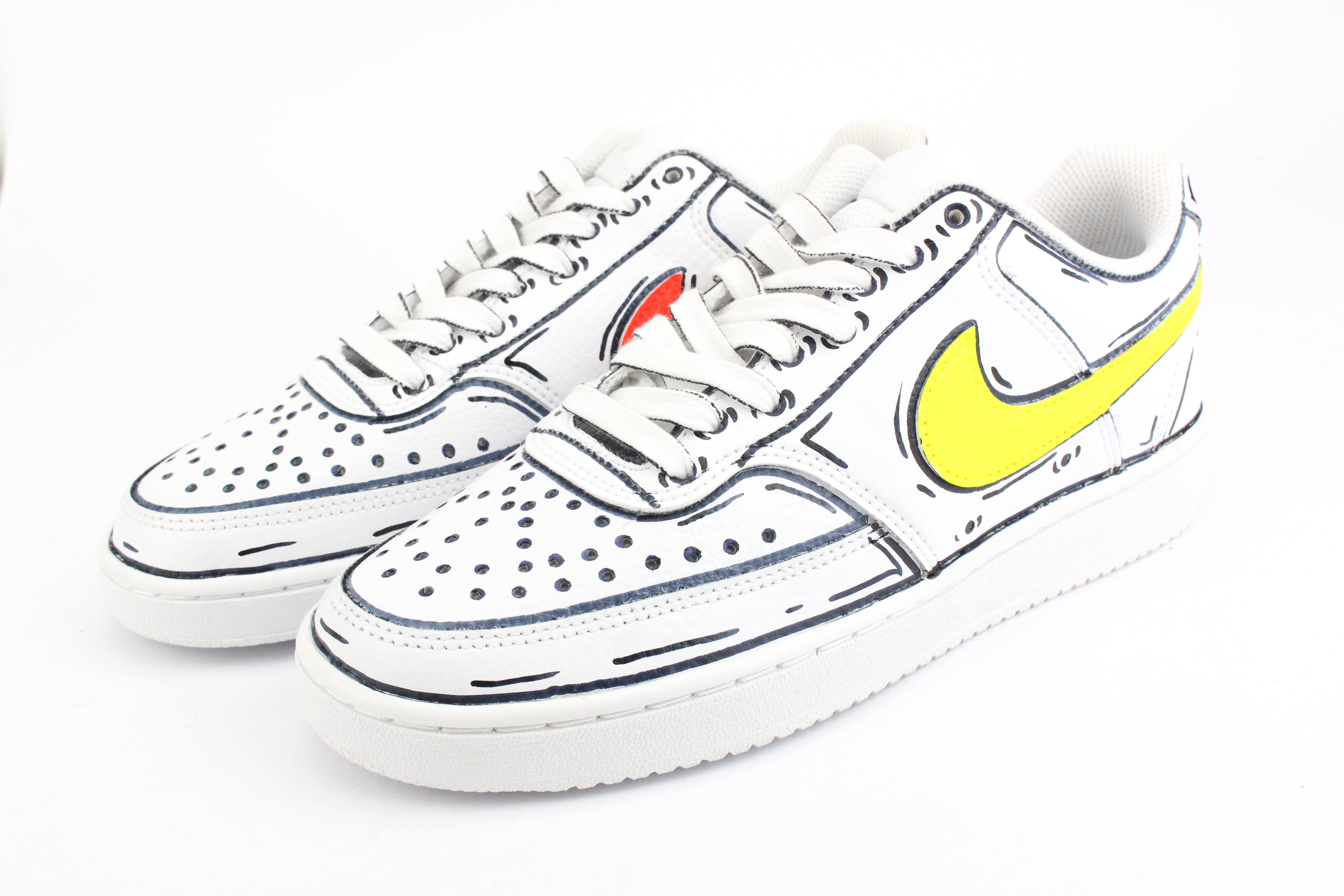 Nike Court Vision Low Cartoon