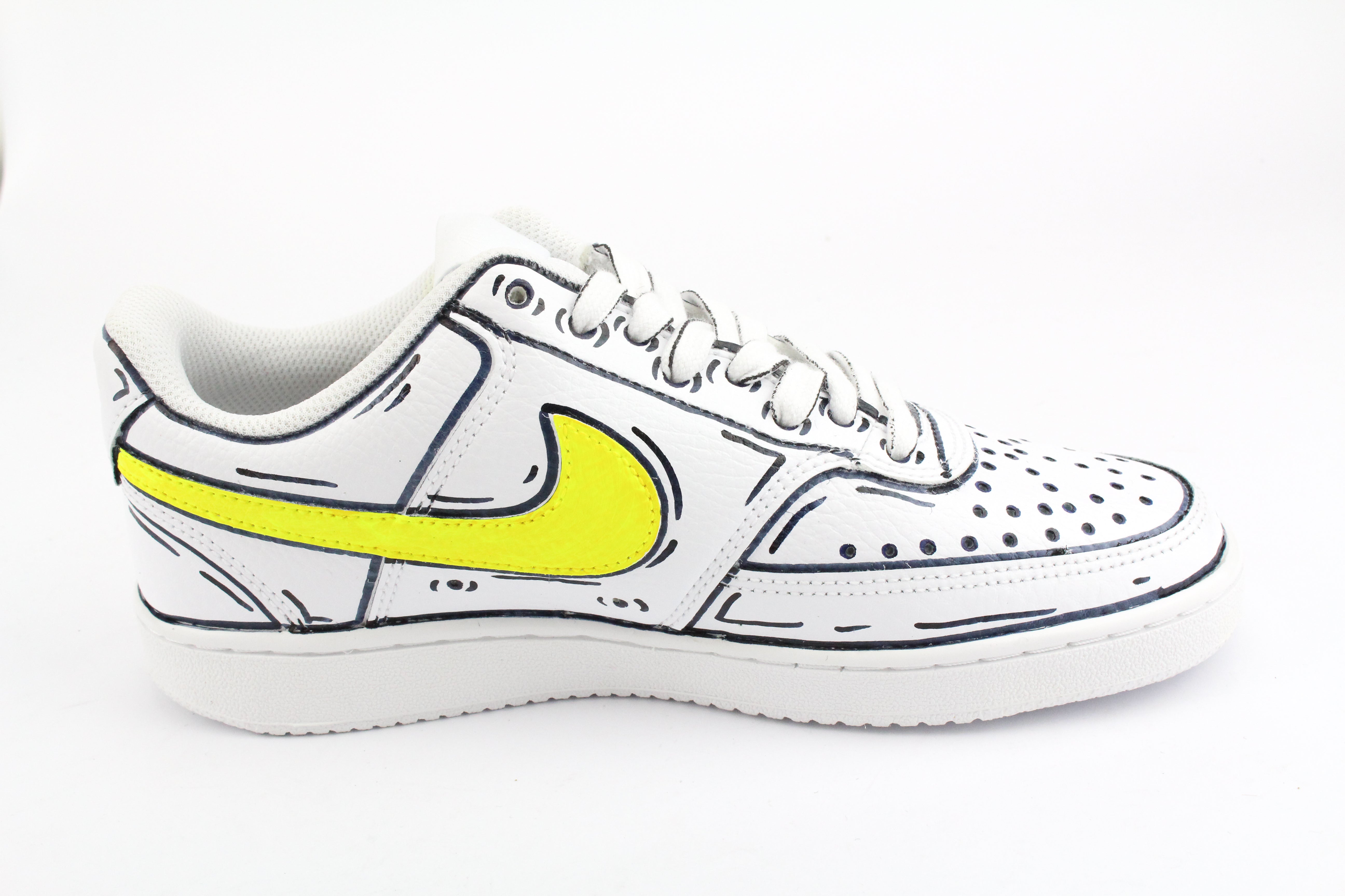 Nike Court Vision Low Cartoon