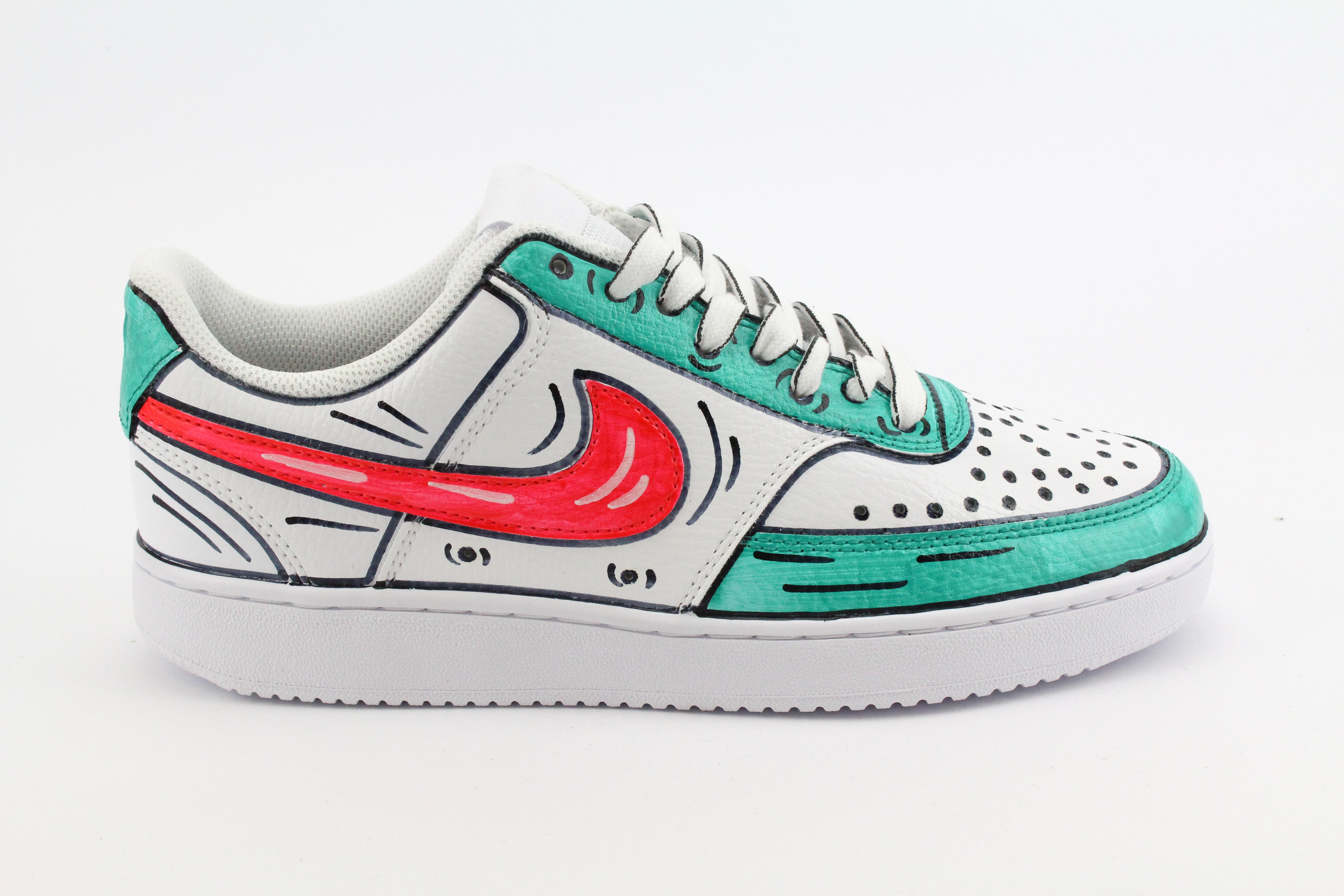 Nike Court Vision Low Cartoon