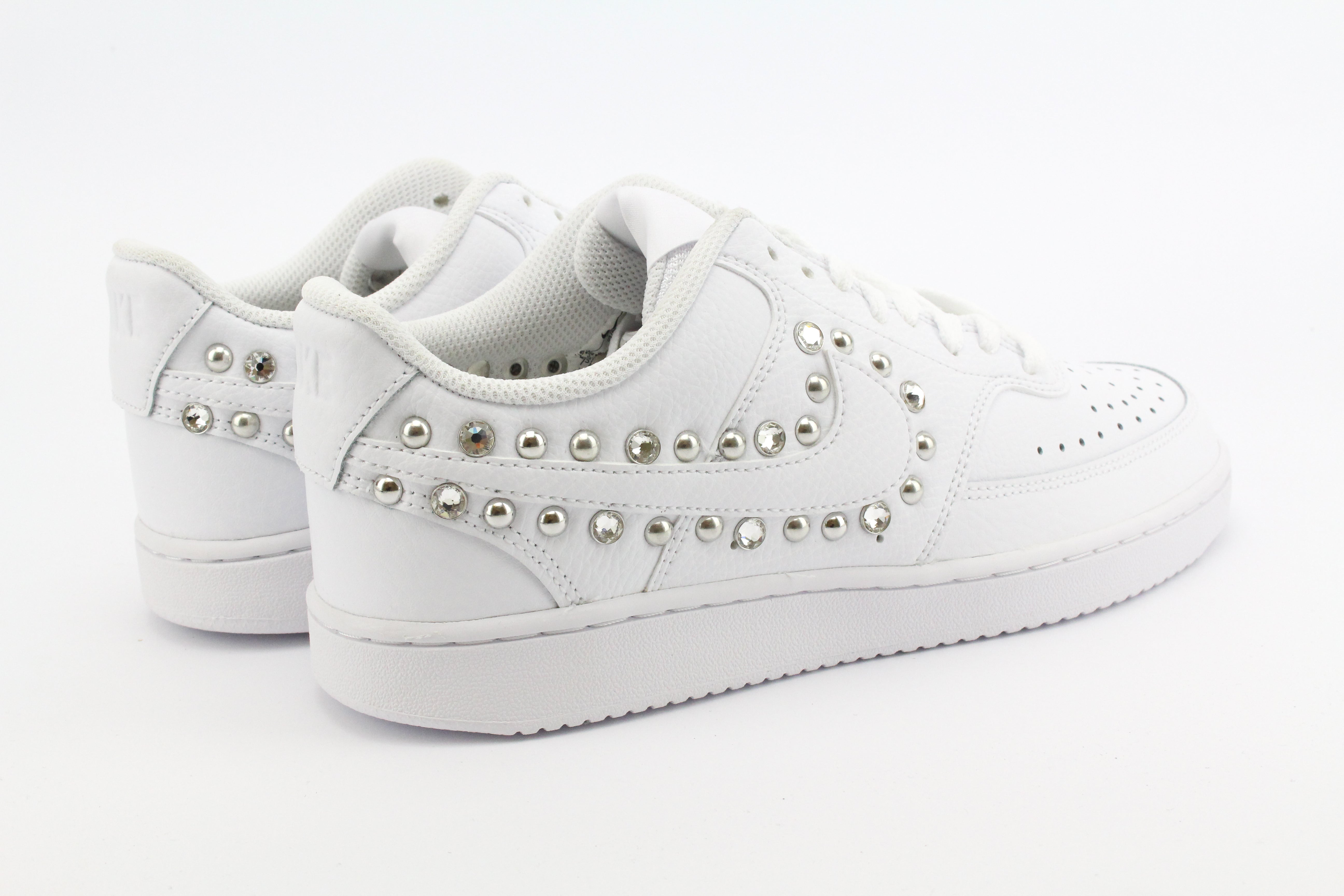 Nike Court Vision Low Strass & Borchie