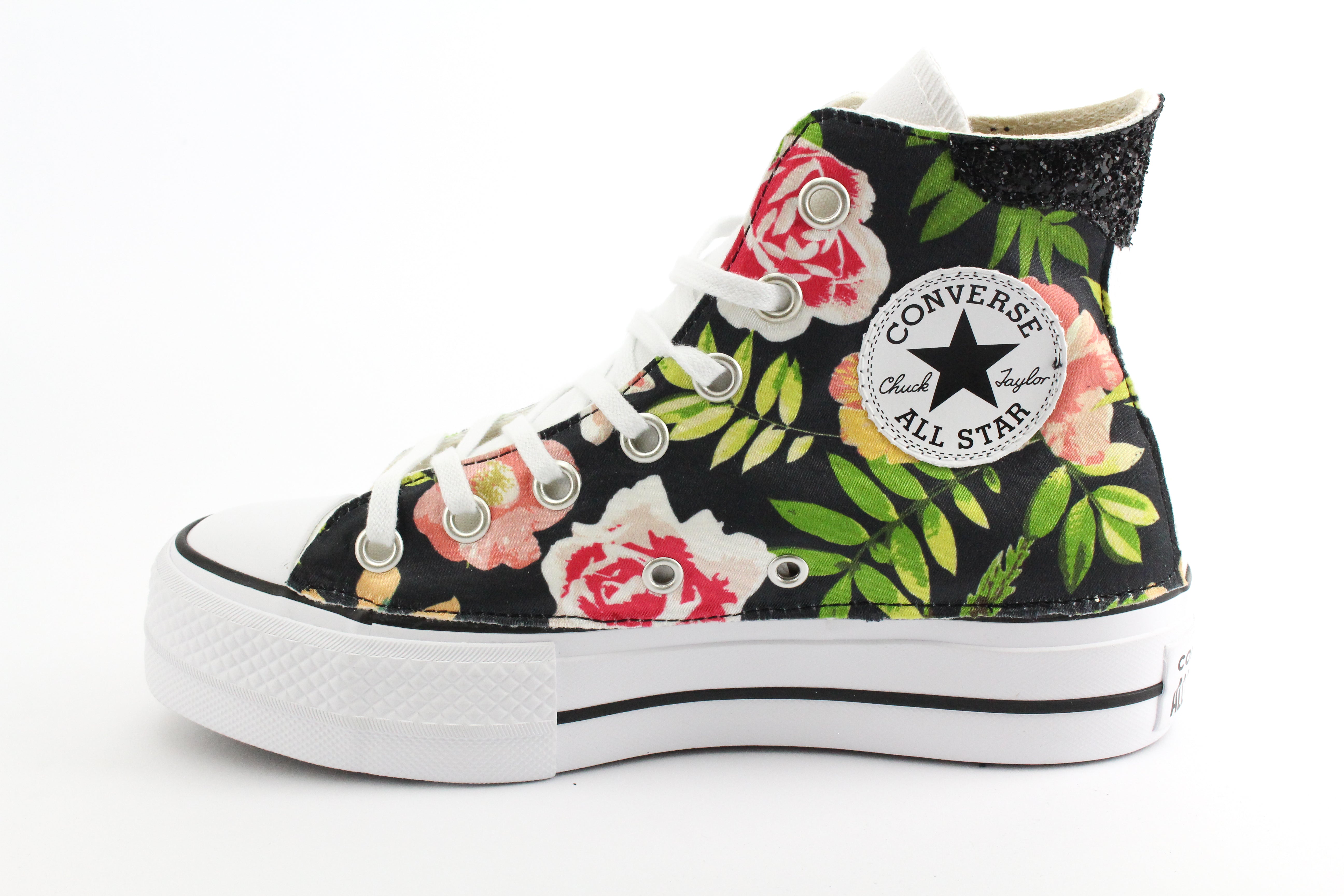 Converse All Star Platform Fiori & Glitter