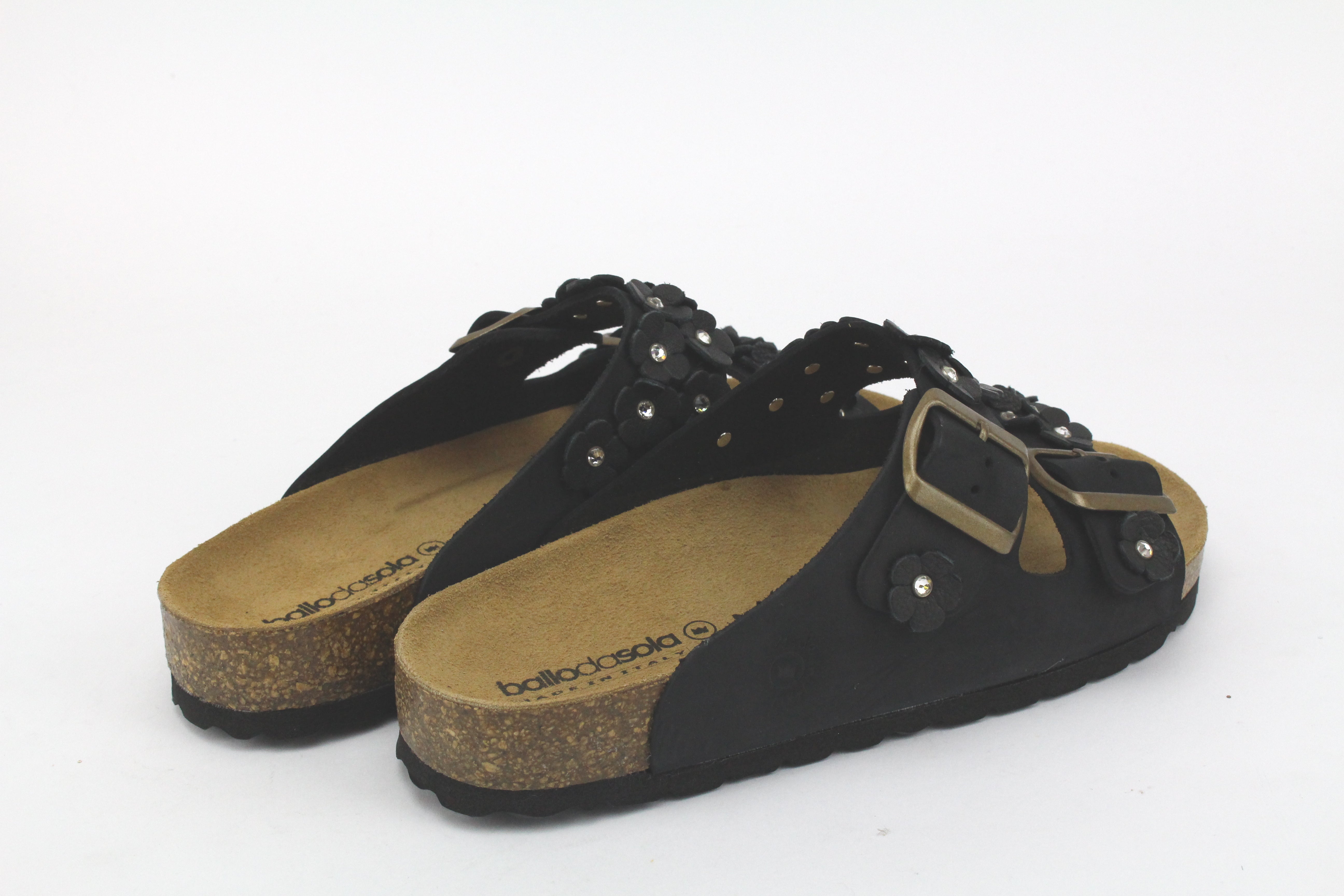 Sandali Fiori in pelle & Strass