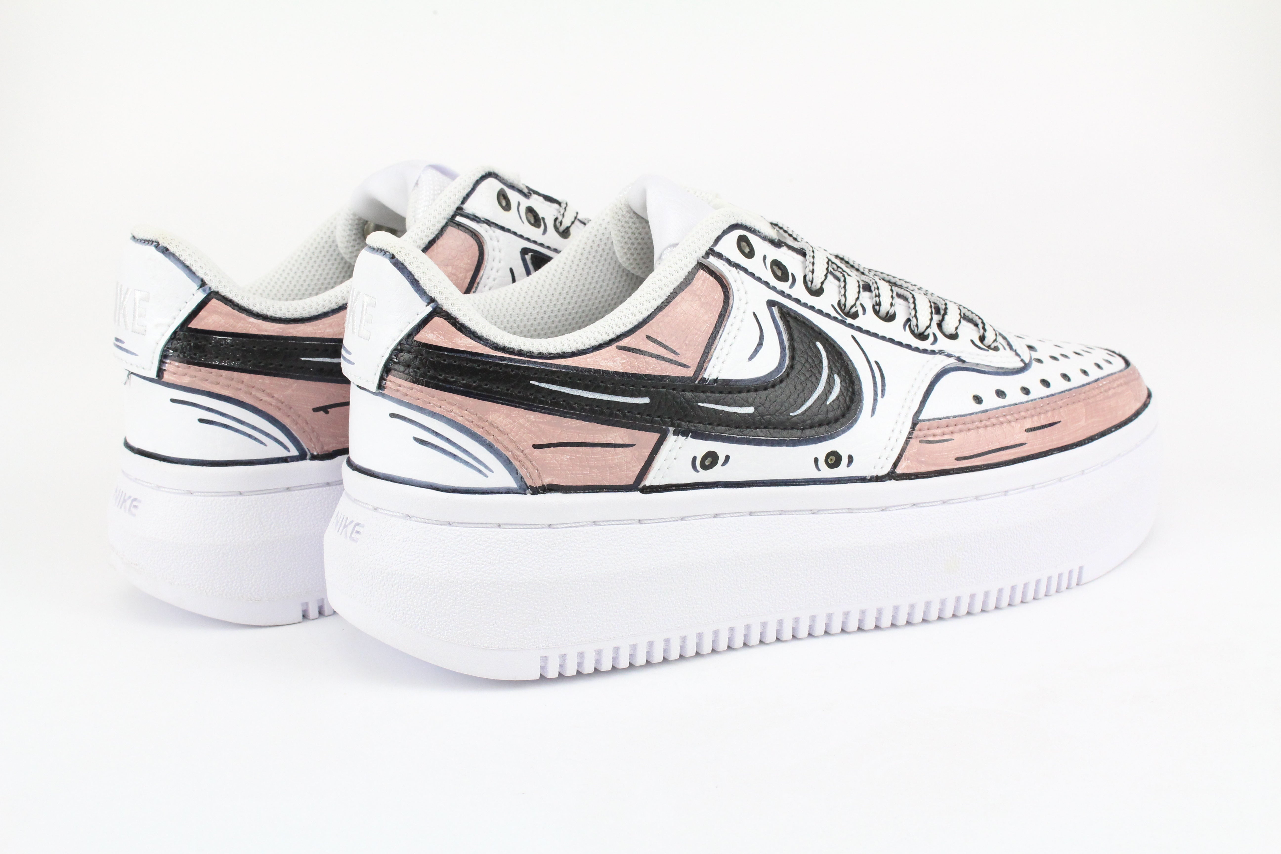 Nike Court Vision Low Platform Cartoon Cipria