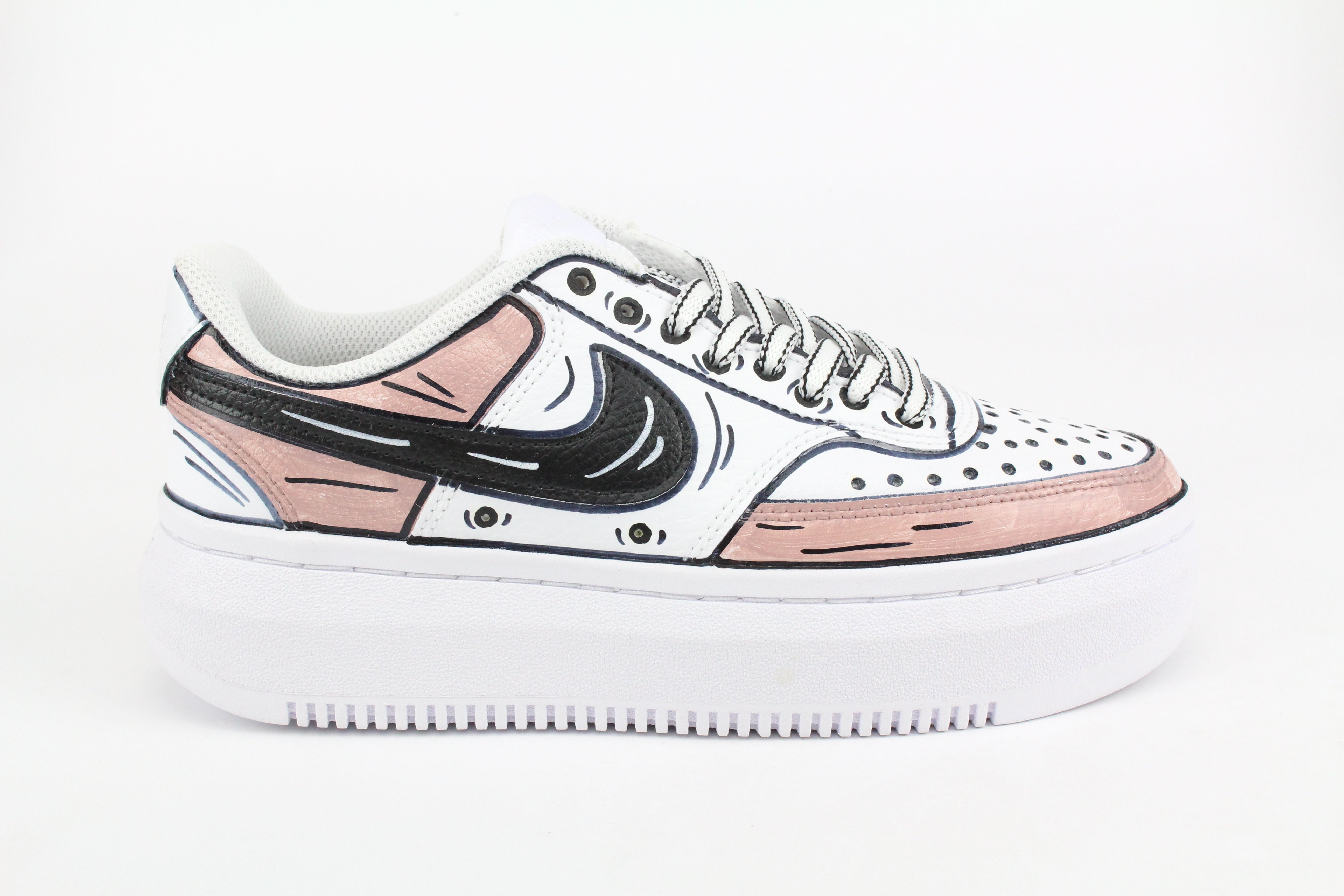 Nike Court Vision Low Platform Cartoon Cipria