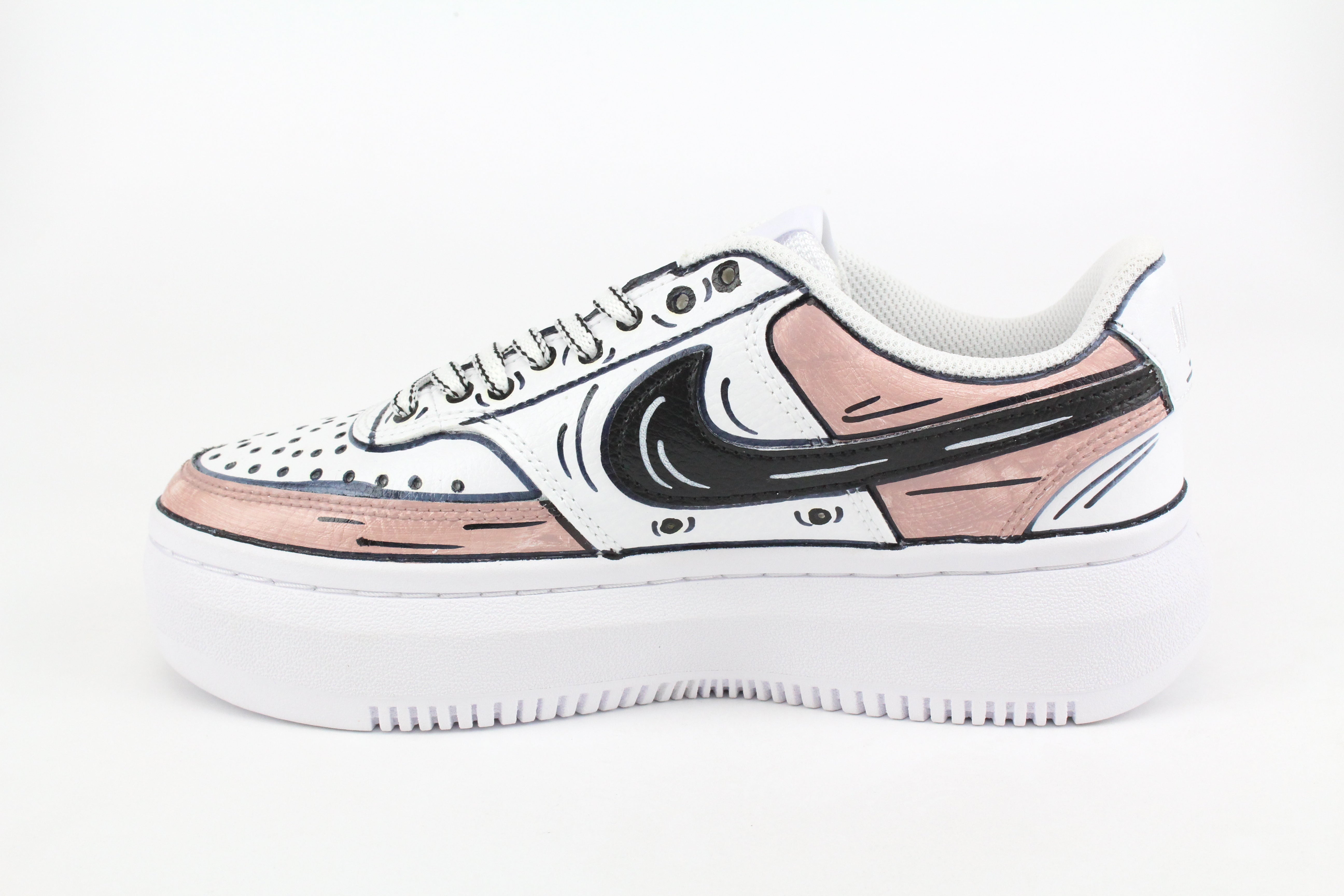Nike Court Vision Low Platform Cartoon Cipria