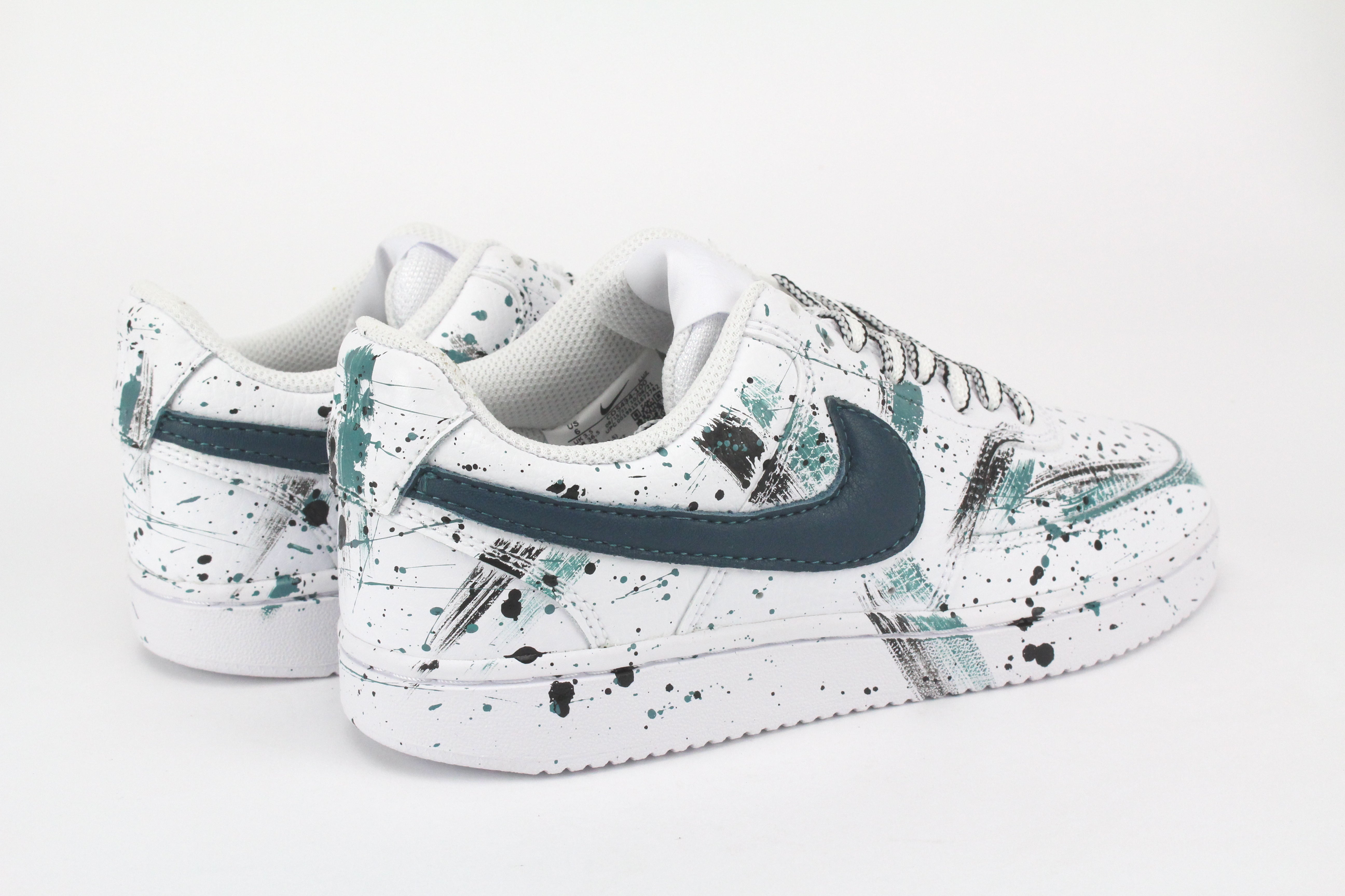 Nike Court Vision Low Vernice Petrolio