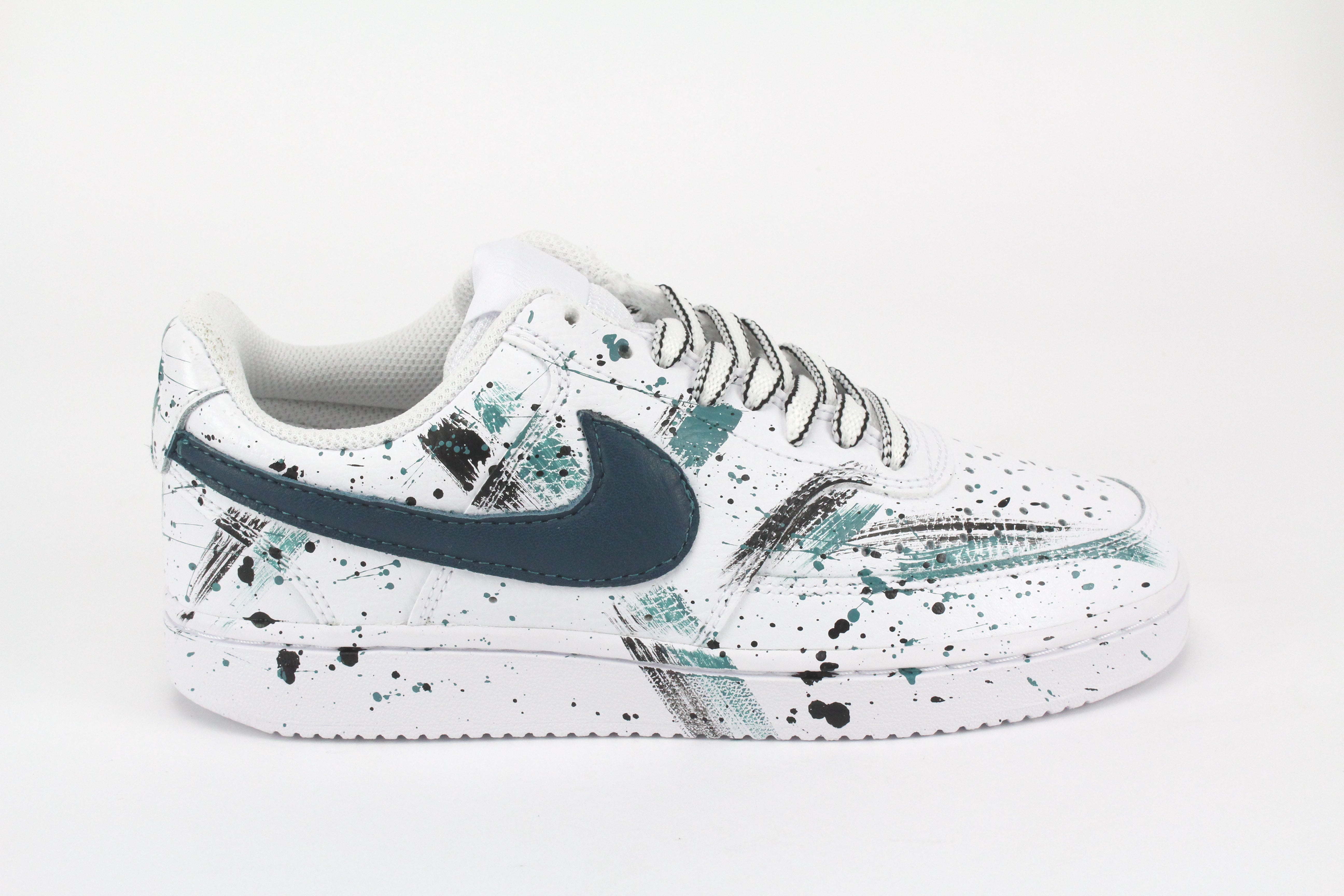 Nike Court Vision Low Vernice Petrolio