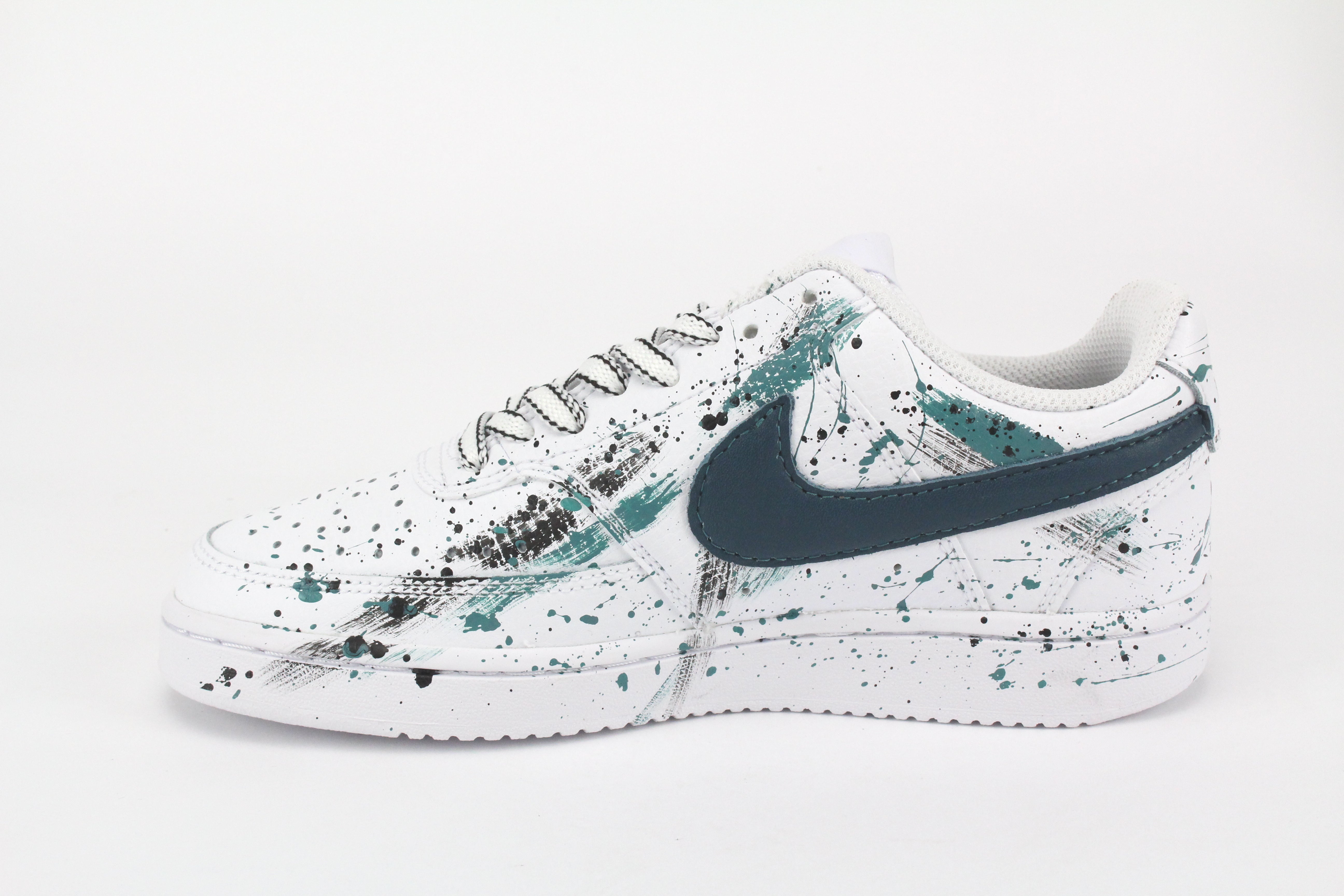 Nike Court Vision Low Vernice Petrolio