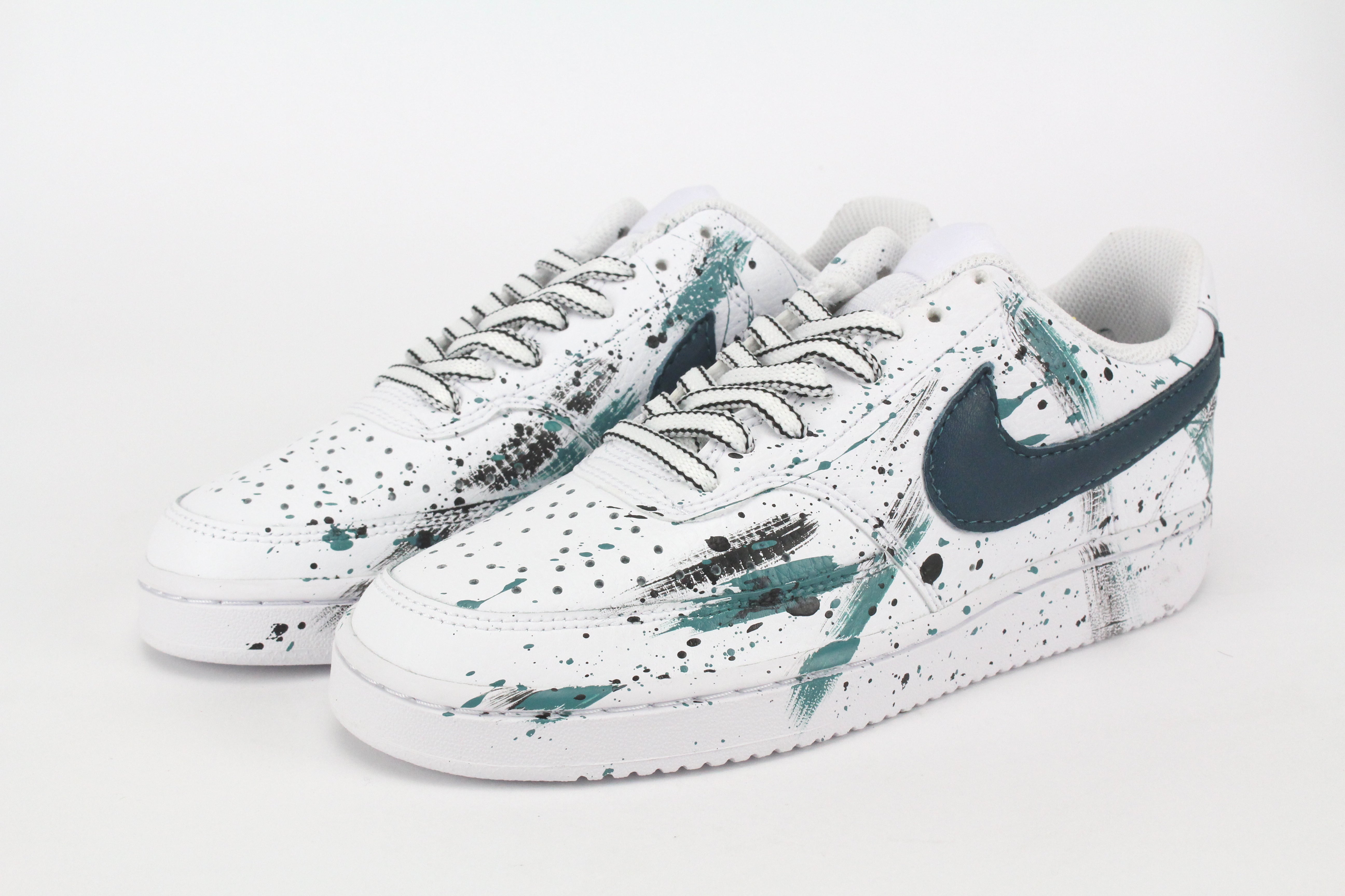 Nike Court Vision Low Vernice Petrolio