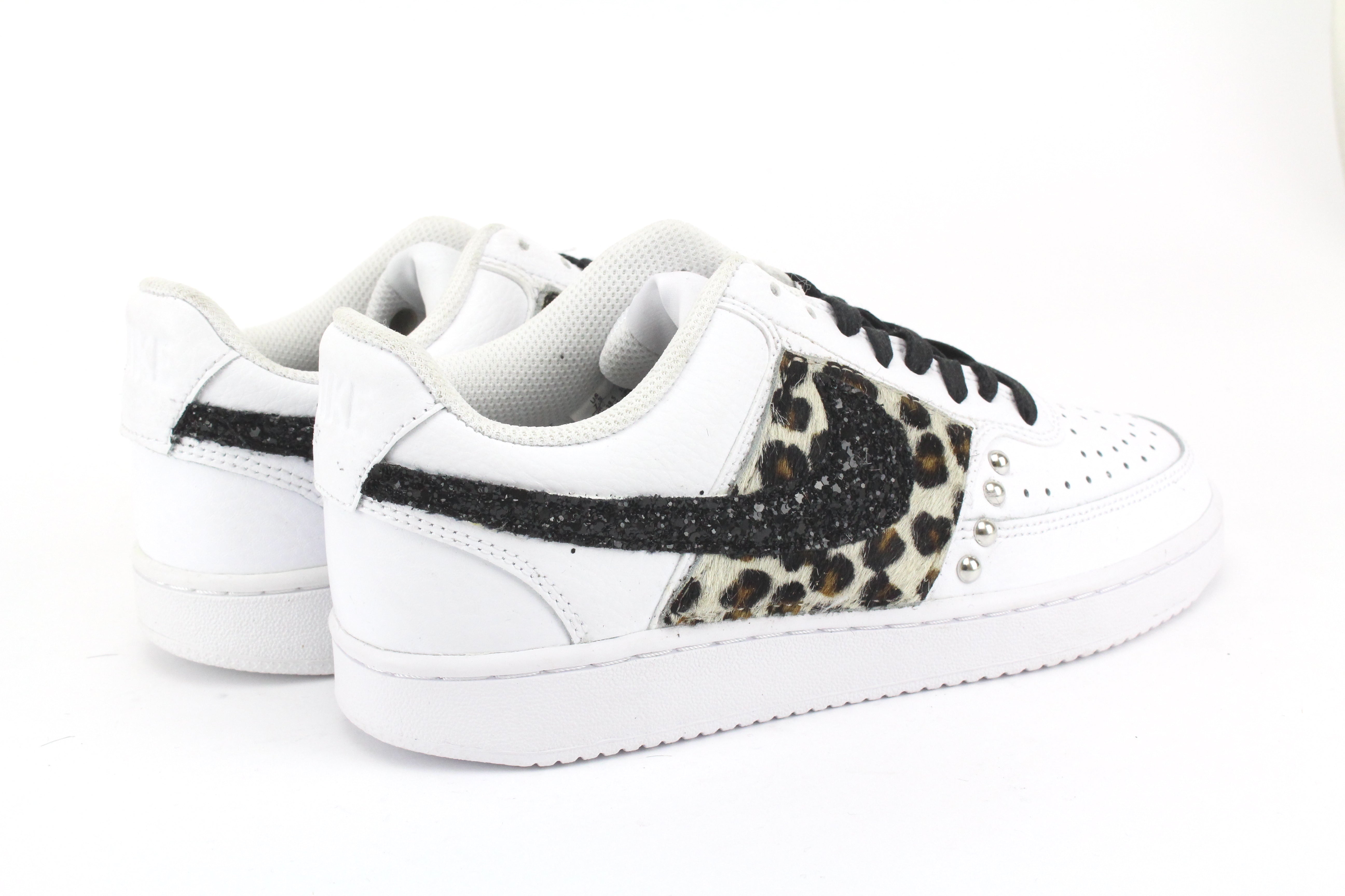 Nike Court Vision Low Maculate & Glitter Nero